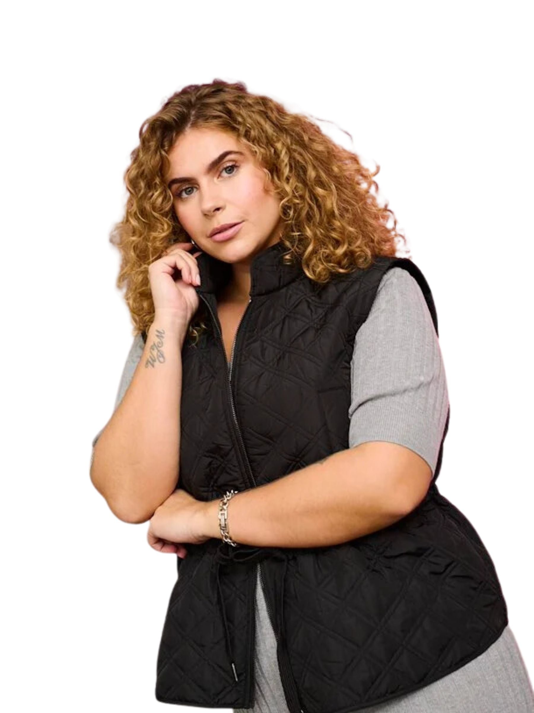Veste Sans Manches KCanja Taille Plus (Noir) de Kaffe Curve