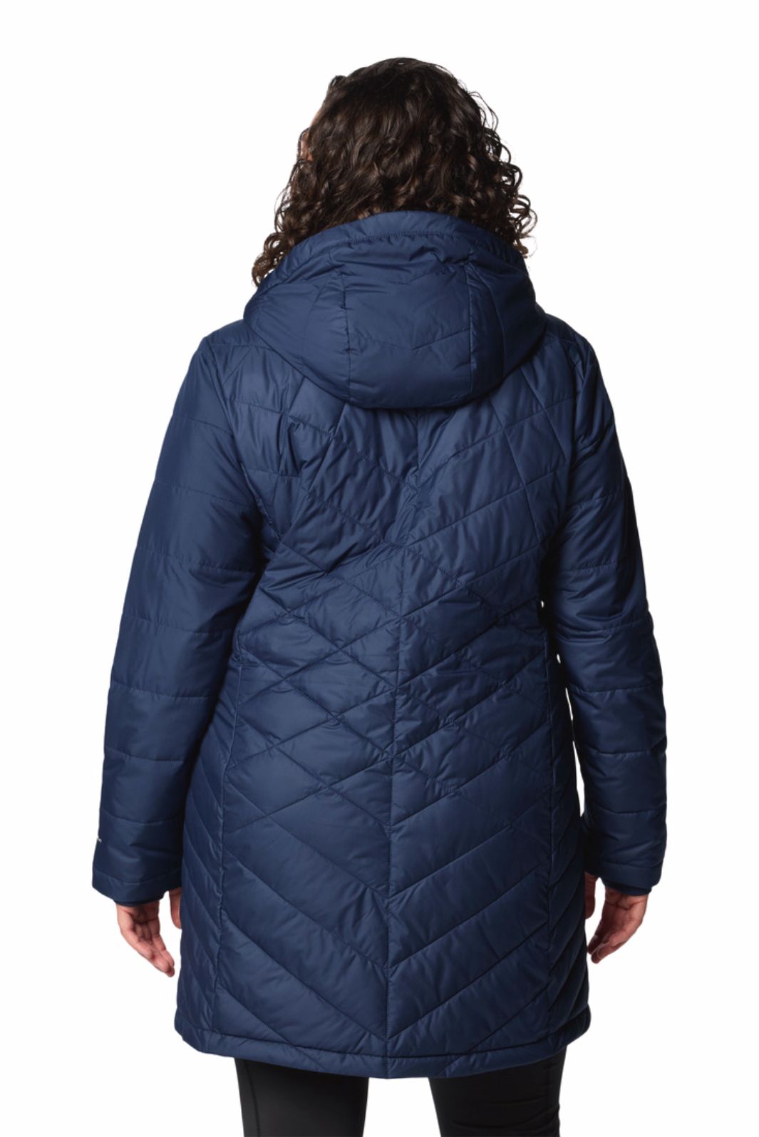 Manteau Long avec Capuchon Heavenly Taille Plus - Collegiate Navy