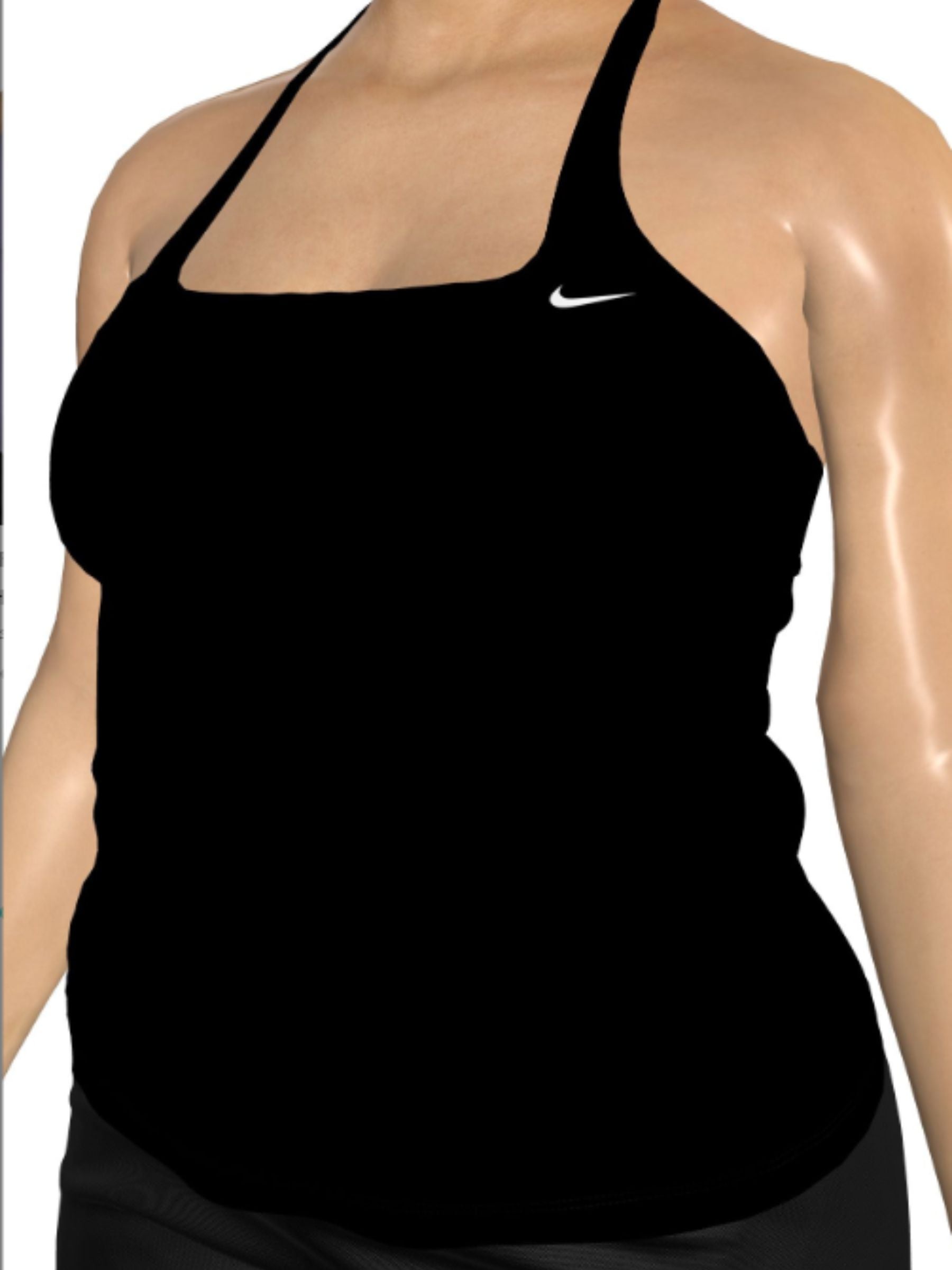 Tankini Uni Taille Plus - Black