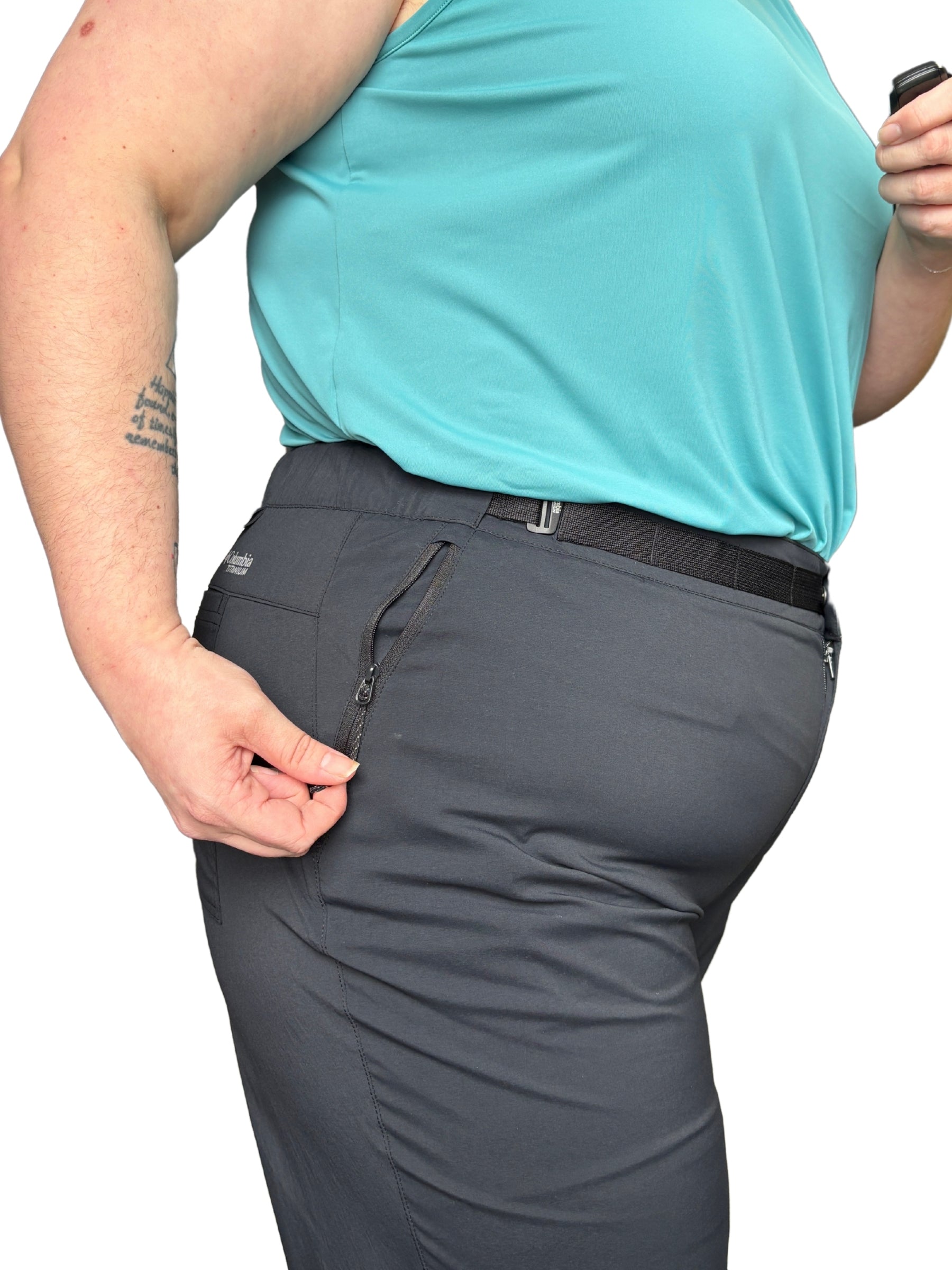 Wanoga Plus Size Lightweight Pants - Black