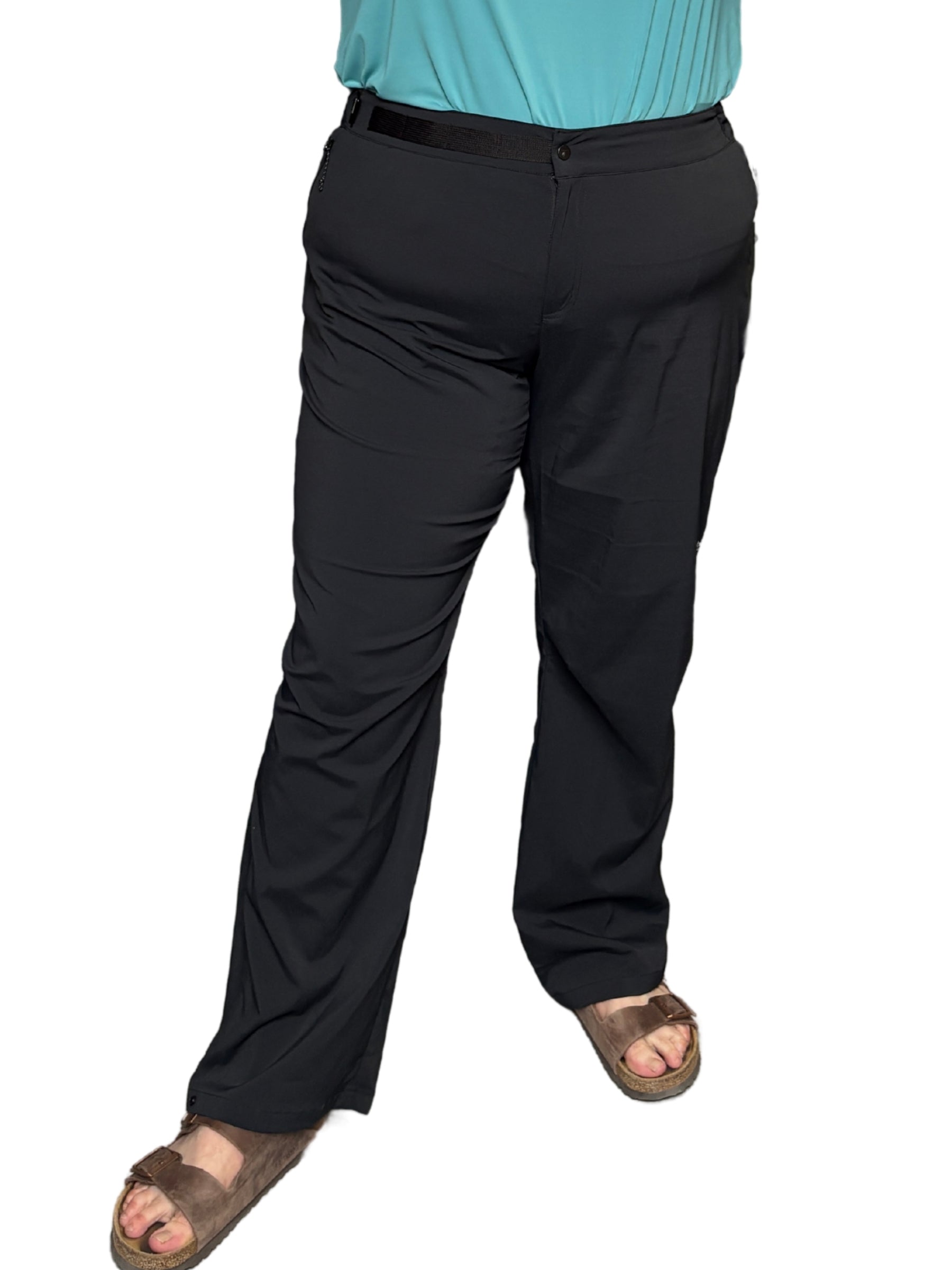 Wanoga Plus Size Lightweight Pants Black