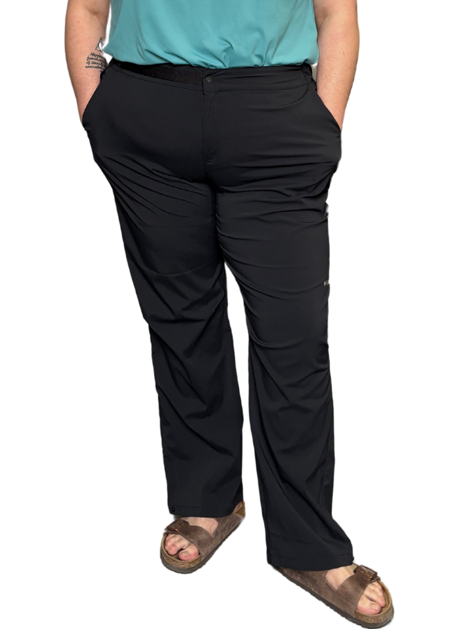 Wanoga Plus Size Lightweight Pants - Black