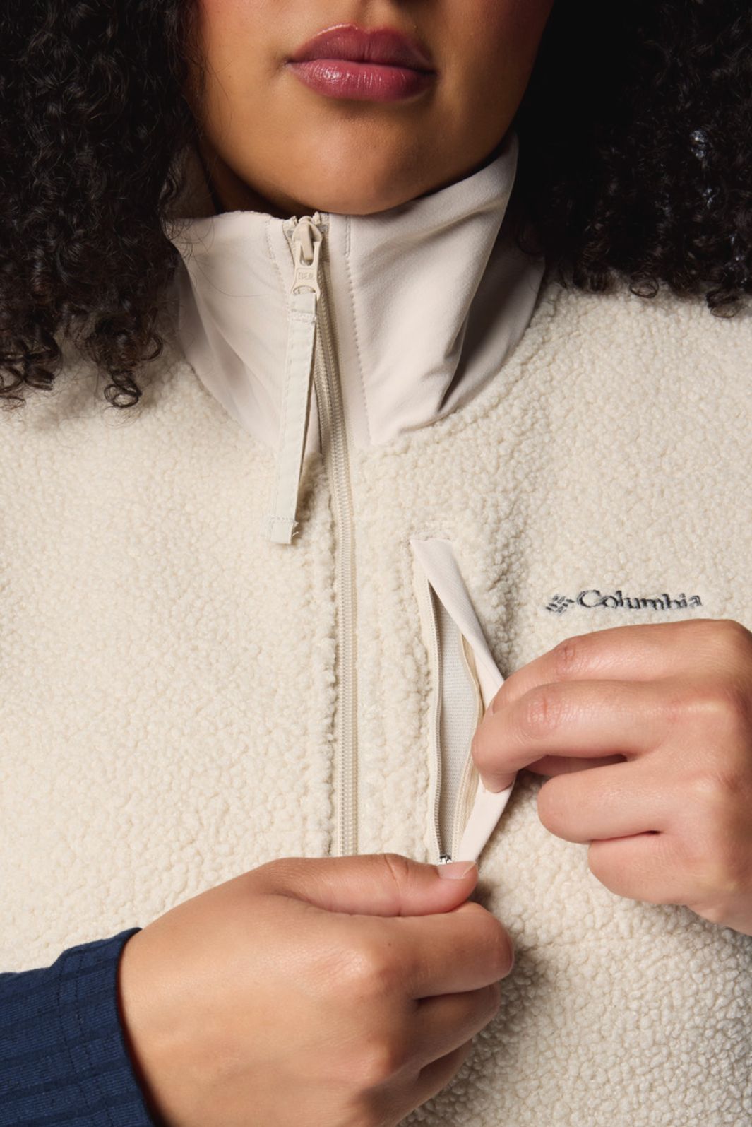 Veste Sans Manches Polaire Full Zip Boundless Trek Taille Plus (Dark Stone) de Columbia