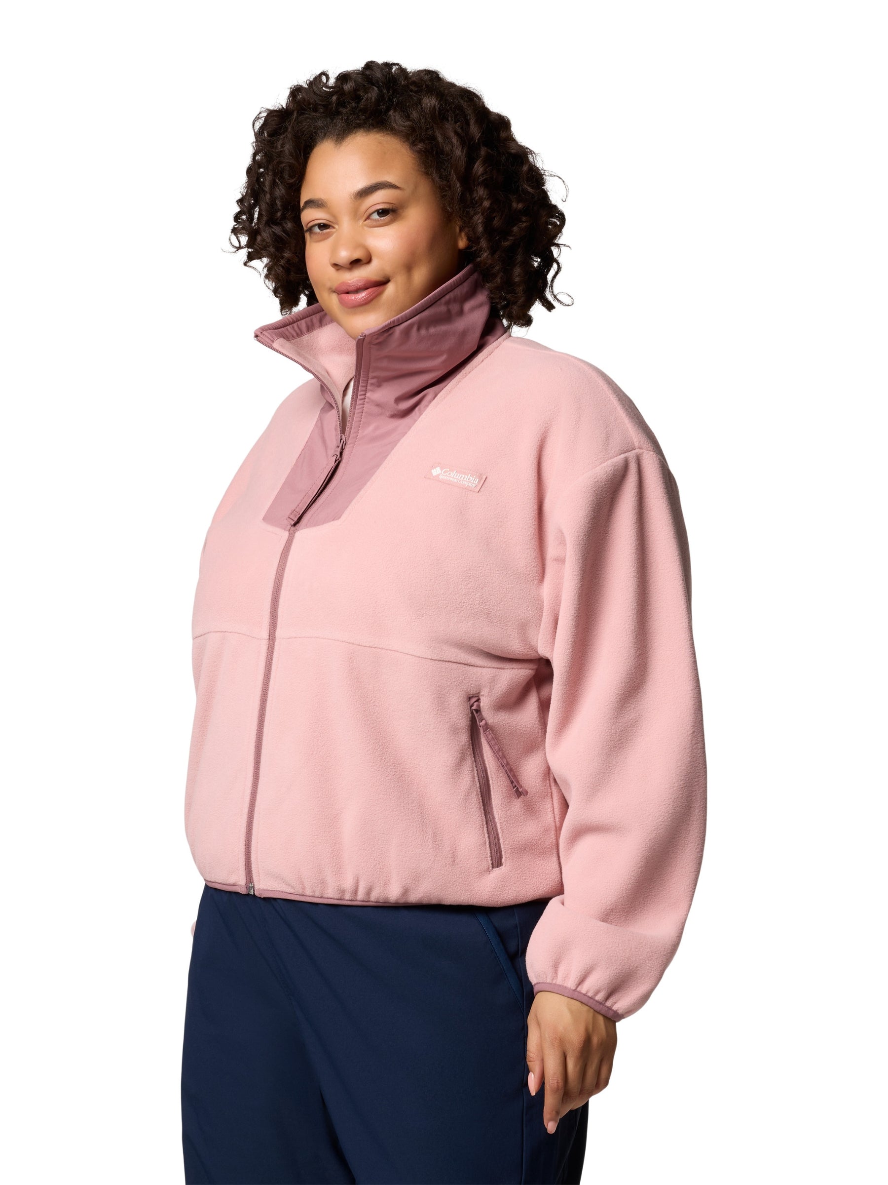 Veste Polaire Sequoia Grove Taille Plus - Eraser Pink & Fig
