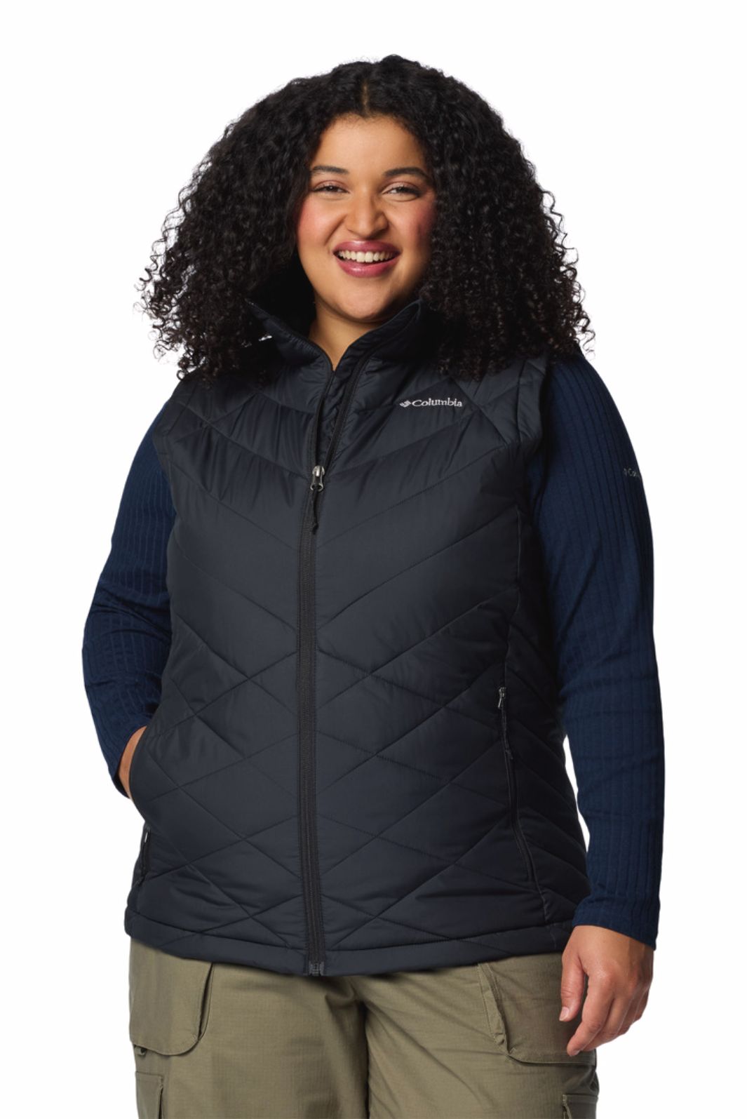 Columbia Women's Plus Size Heavenly II Sleeveless Vest - Black