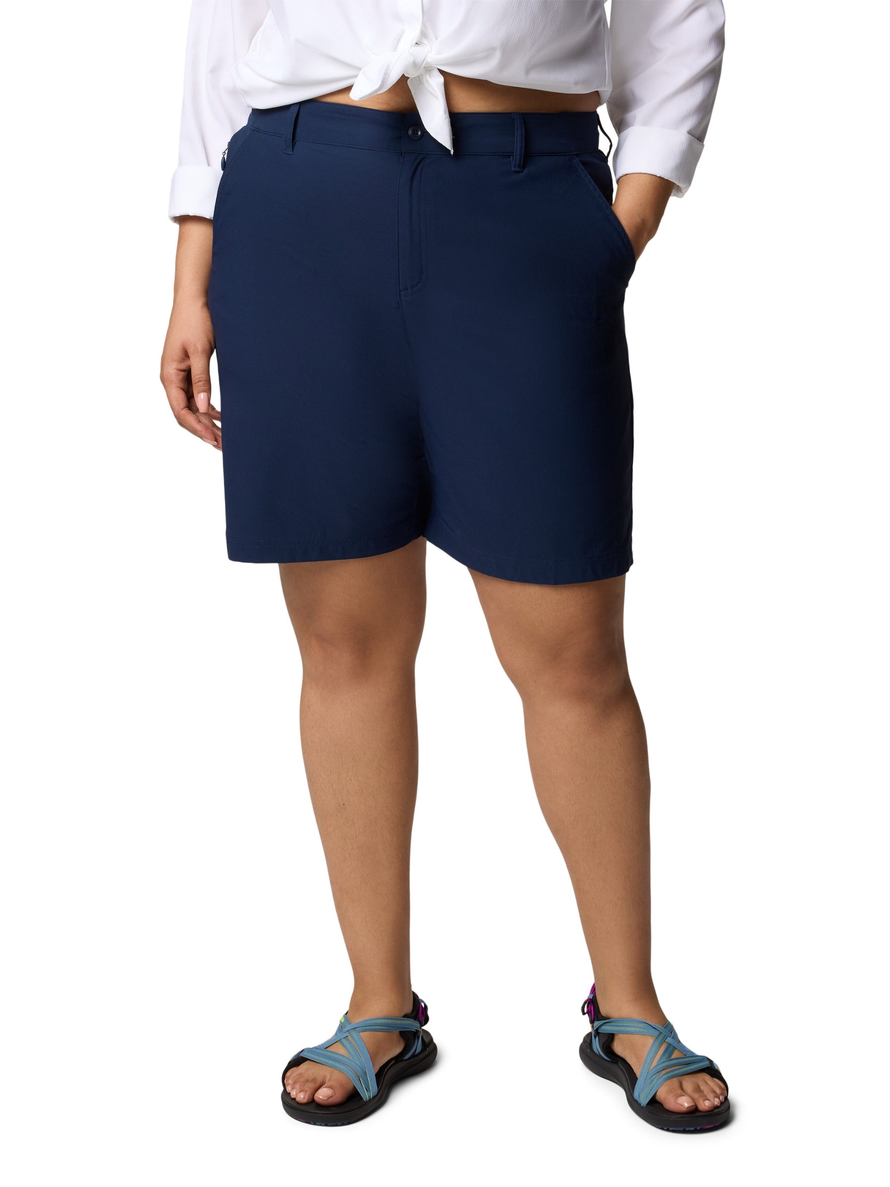 Short long Leslie Falls II Taille Plus - Collegiate Navy