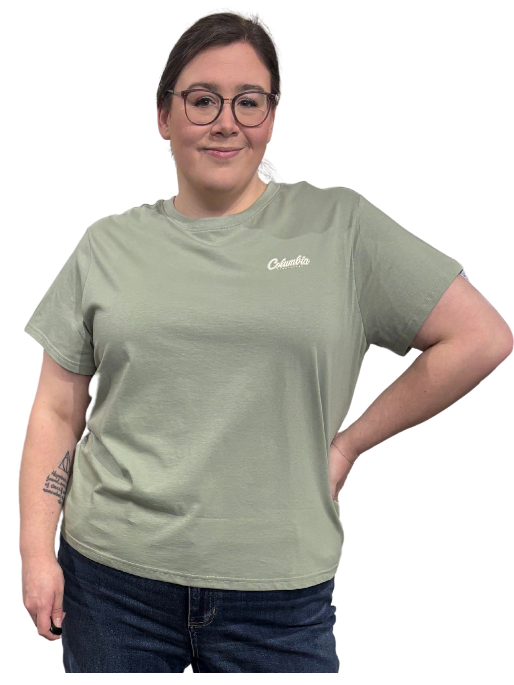 T-Shirt Graphique Rolling Bend Taille Plus - Safari-Timberline Trio