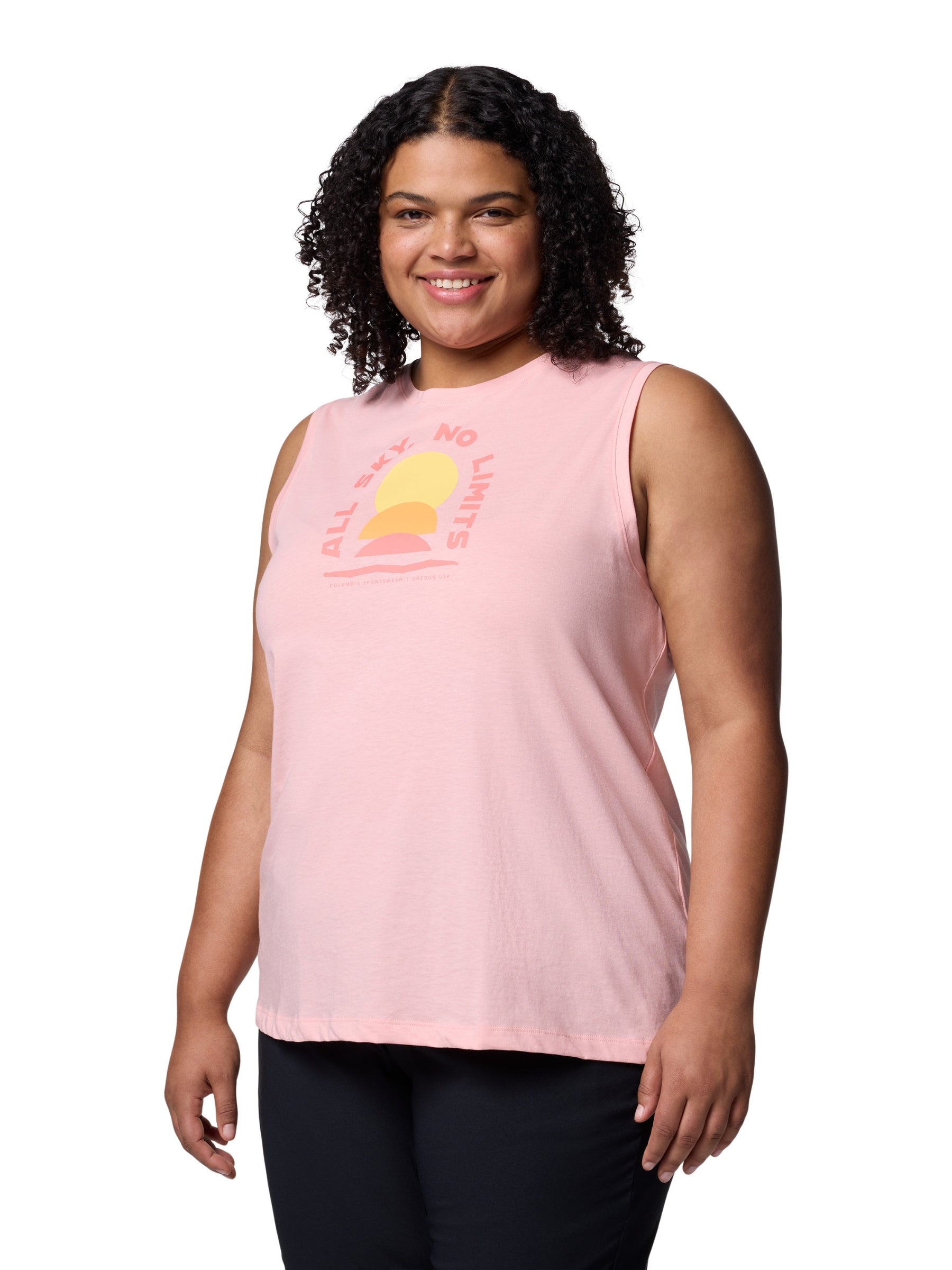 Camisole Graphique Ruby Springs Taille Plus - Pink Sand