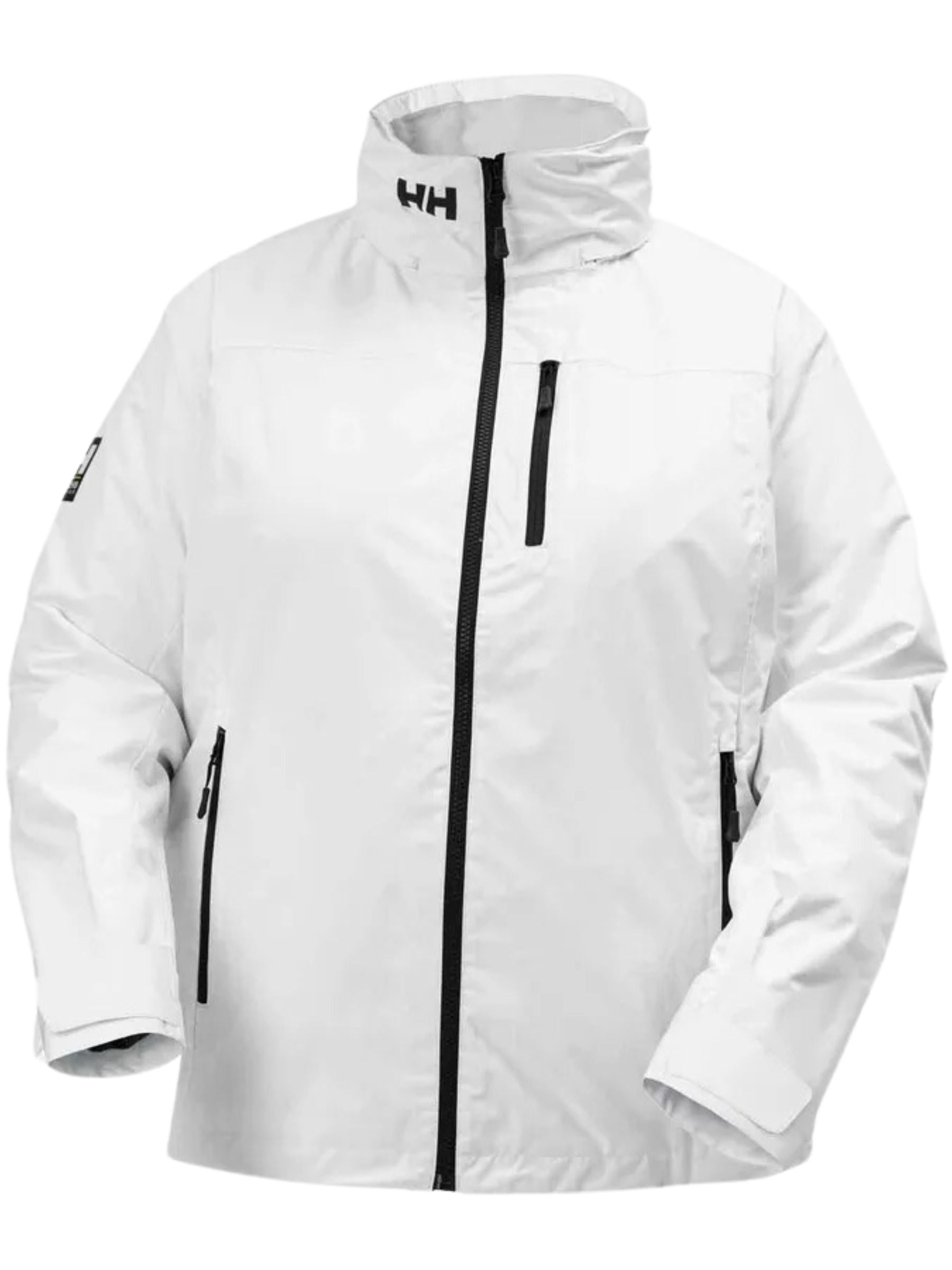 Manteau Imperméable Doublé Taille Plus - Blanc