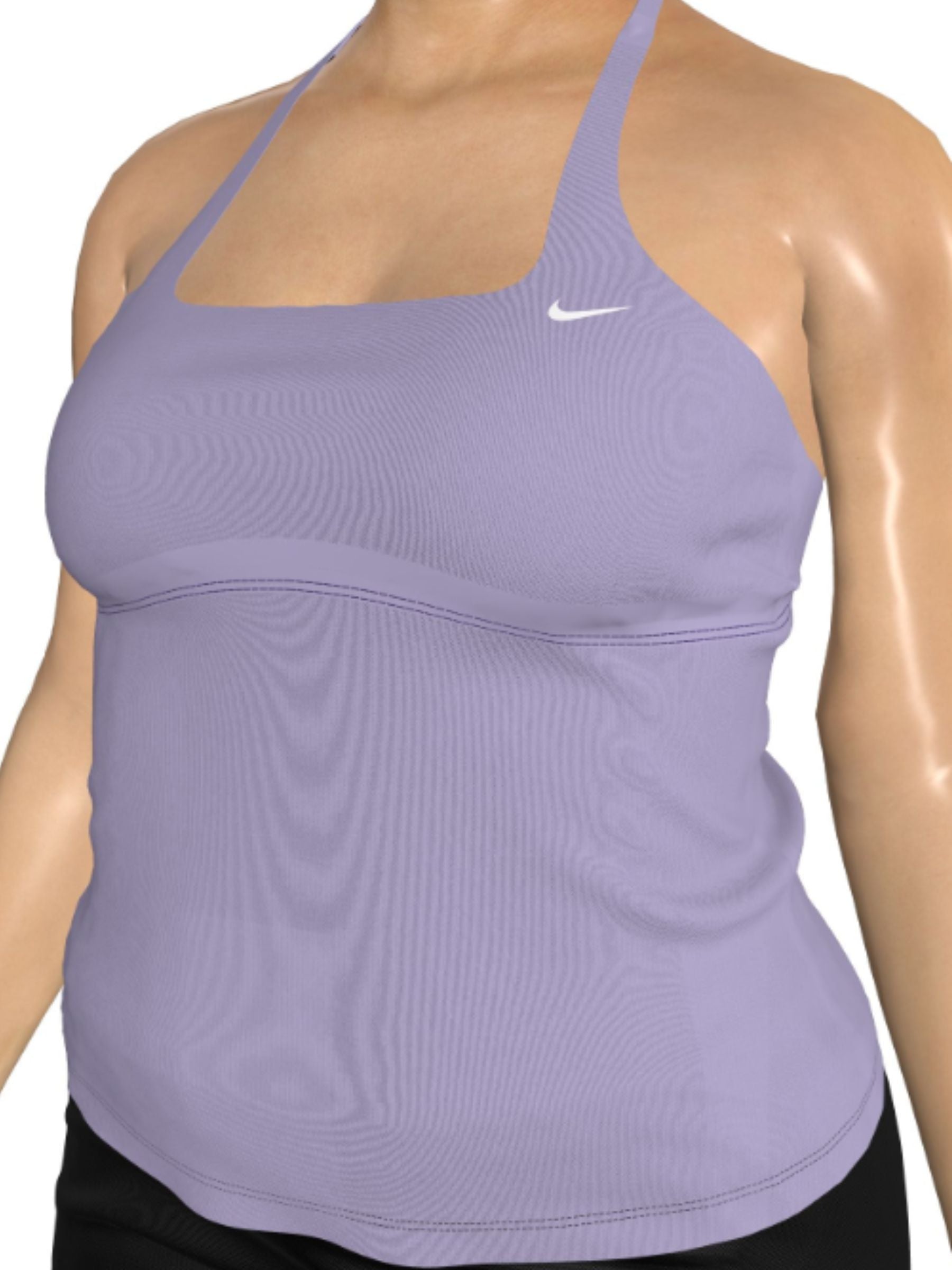 Plus Size Uni Tankini - Hydrangeas