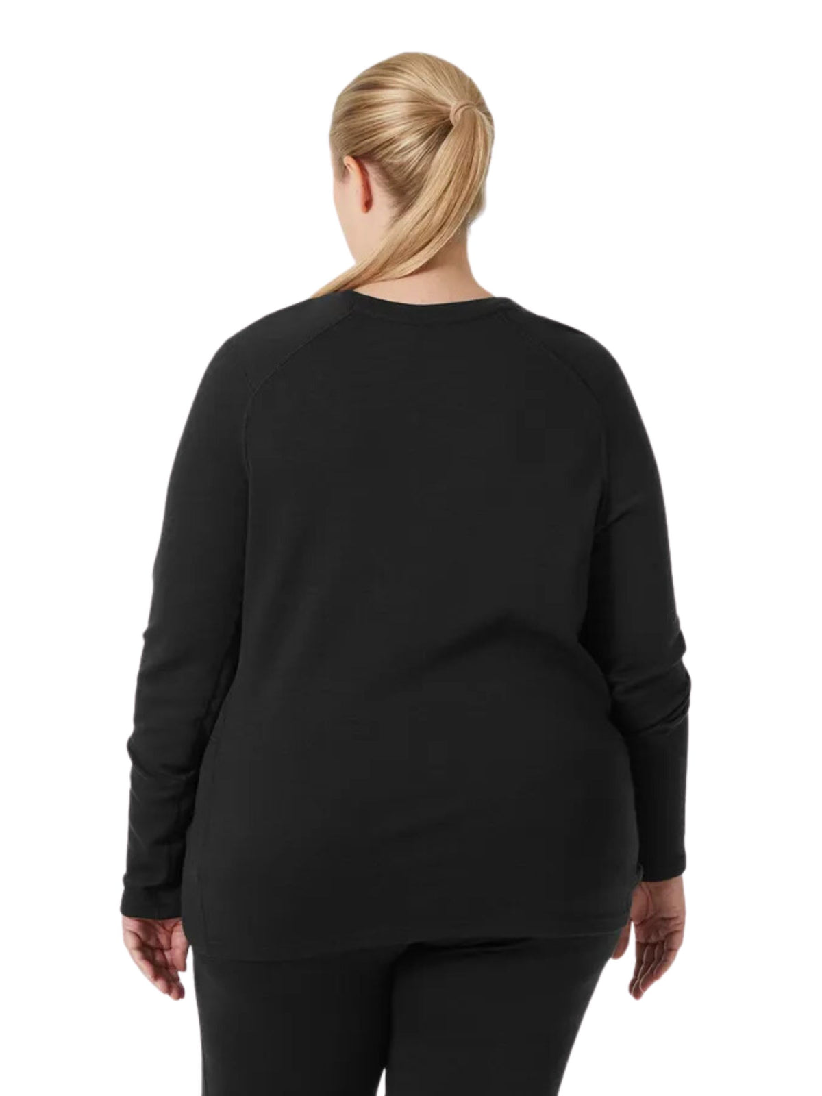 Helly Hansen Lifa Merino Base Layer Sweater Plus Size (Black)