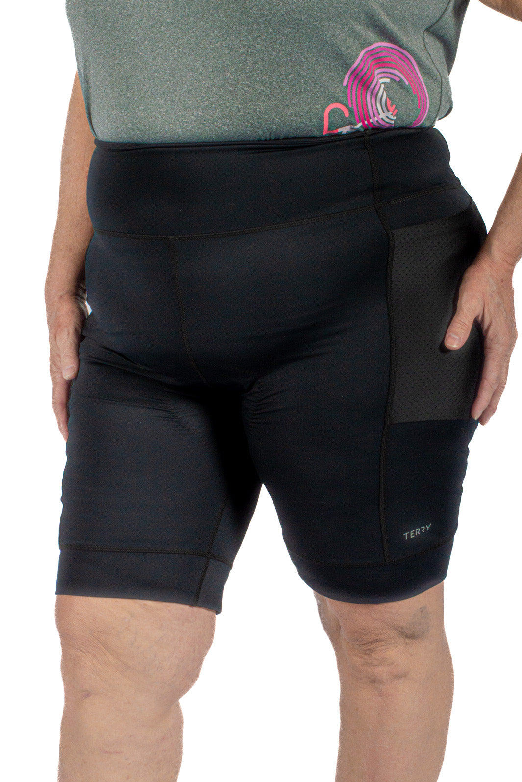 Cuissard Short Holster Hi Rise Taille Plus de Terry