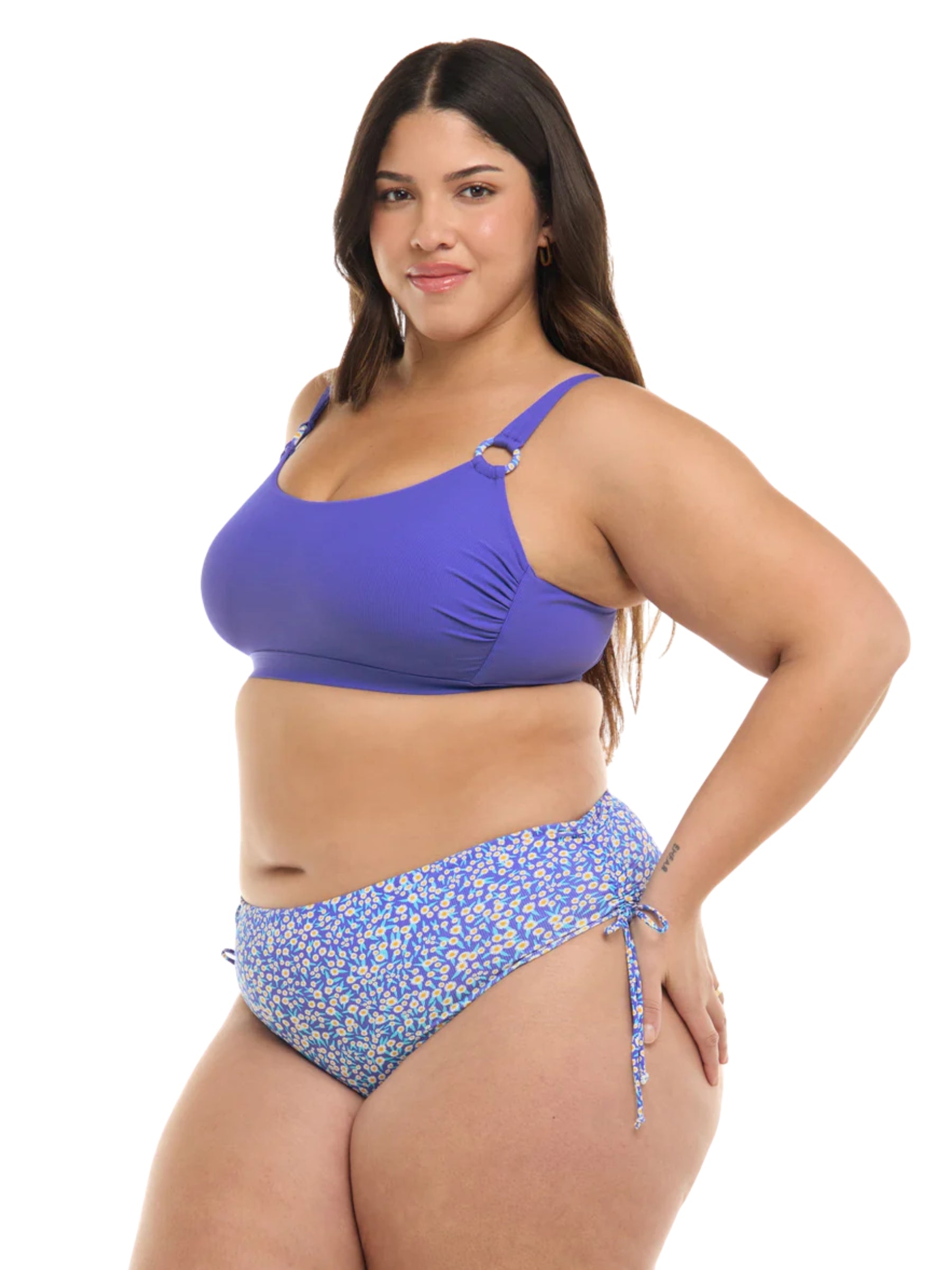 Bas de Maillot High Tide Bellium Taille Plus - Clearwater