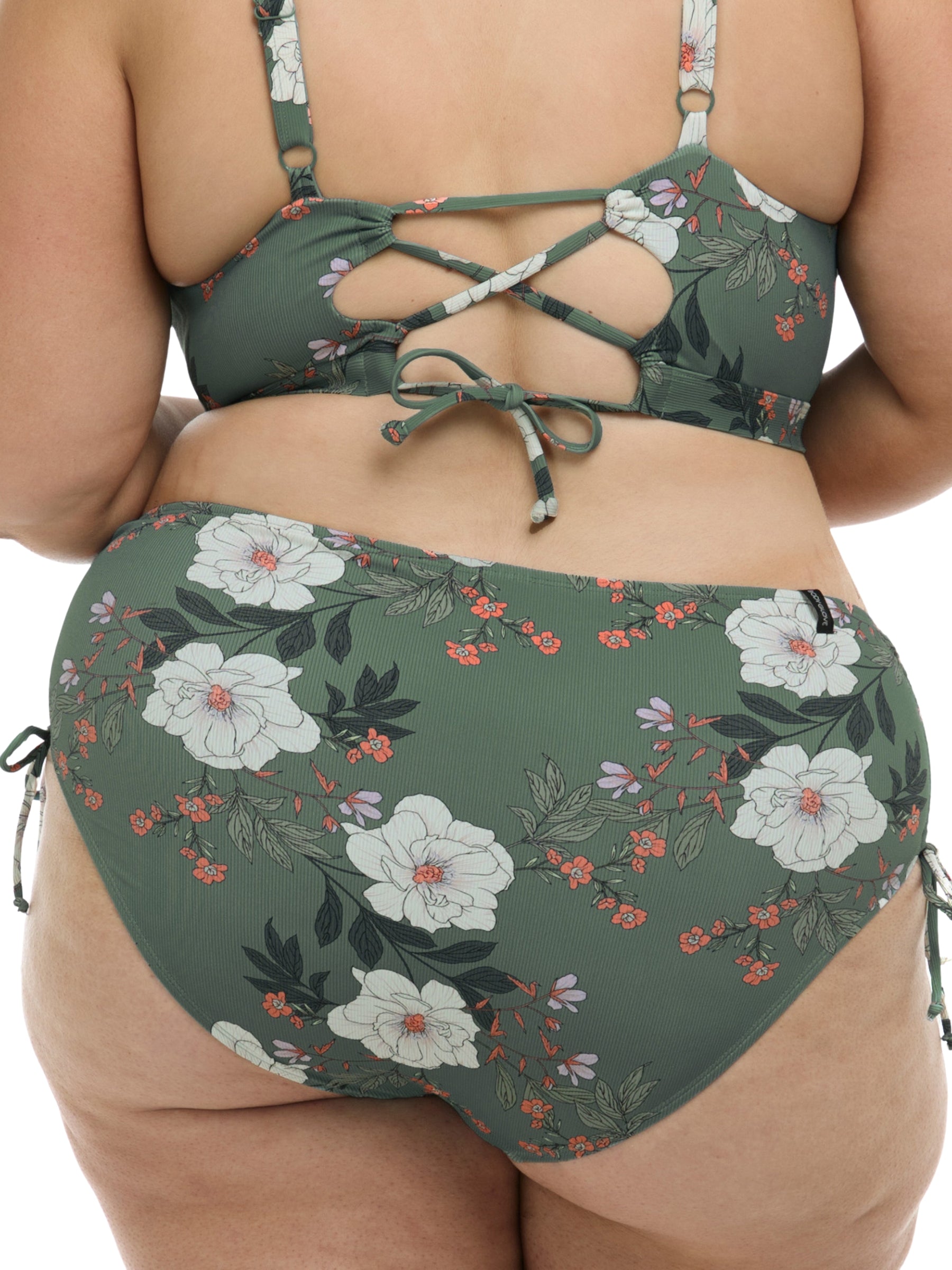 Bas de Maillot de Bain Aurora High Tide Taille Plus - Saguaro