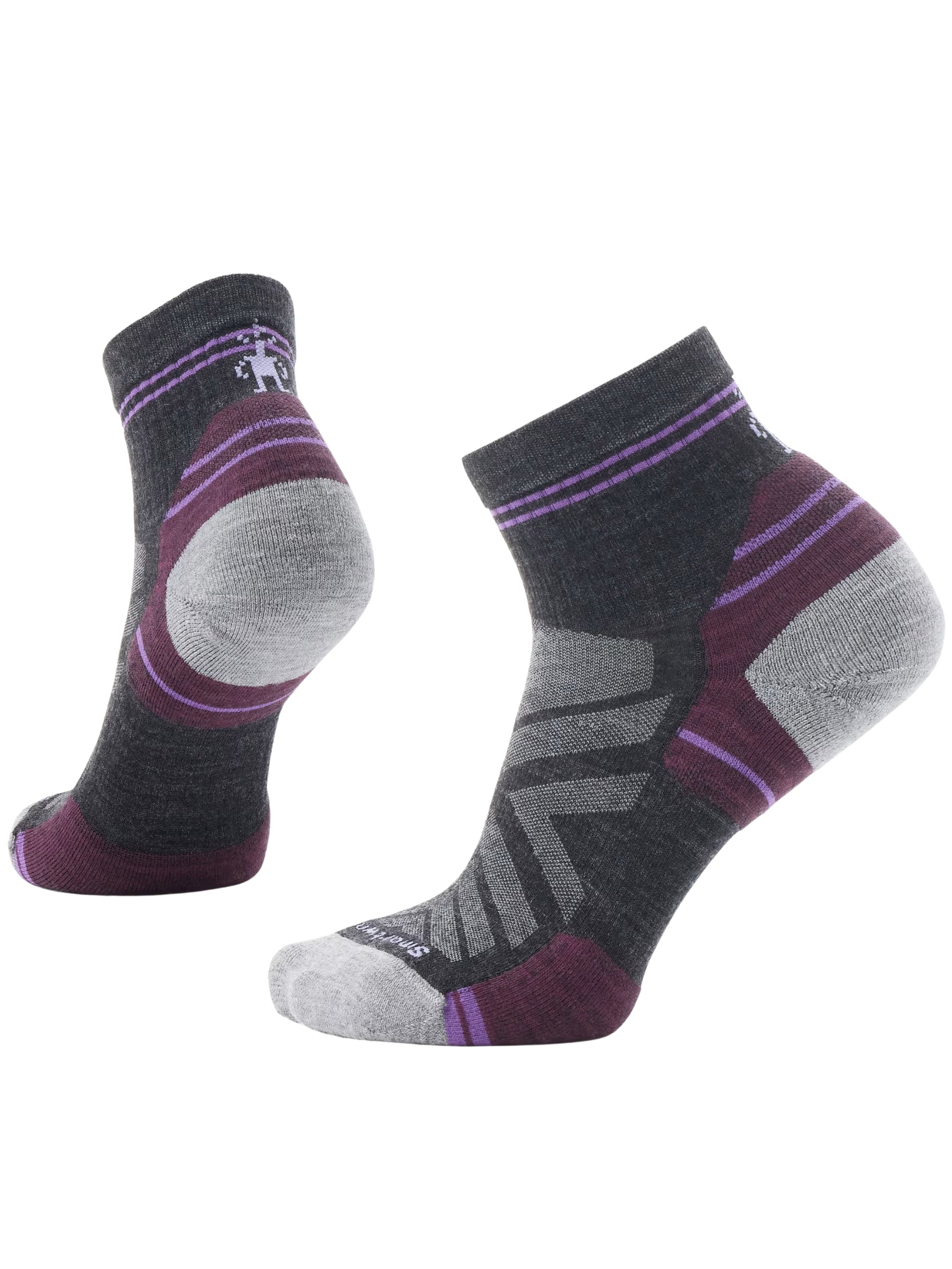 Bas de Randonnée à Coussin Ciblé - Anthracite