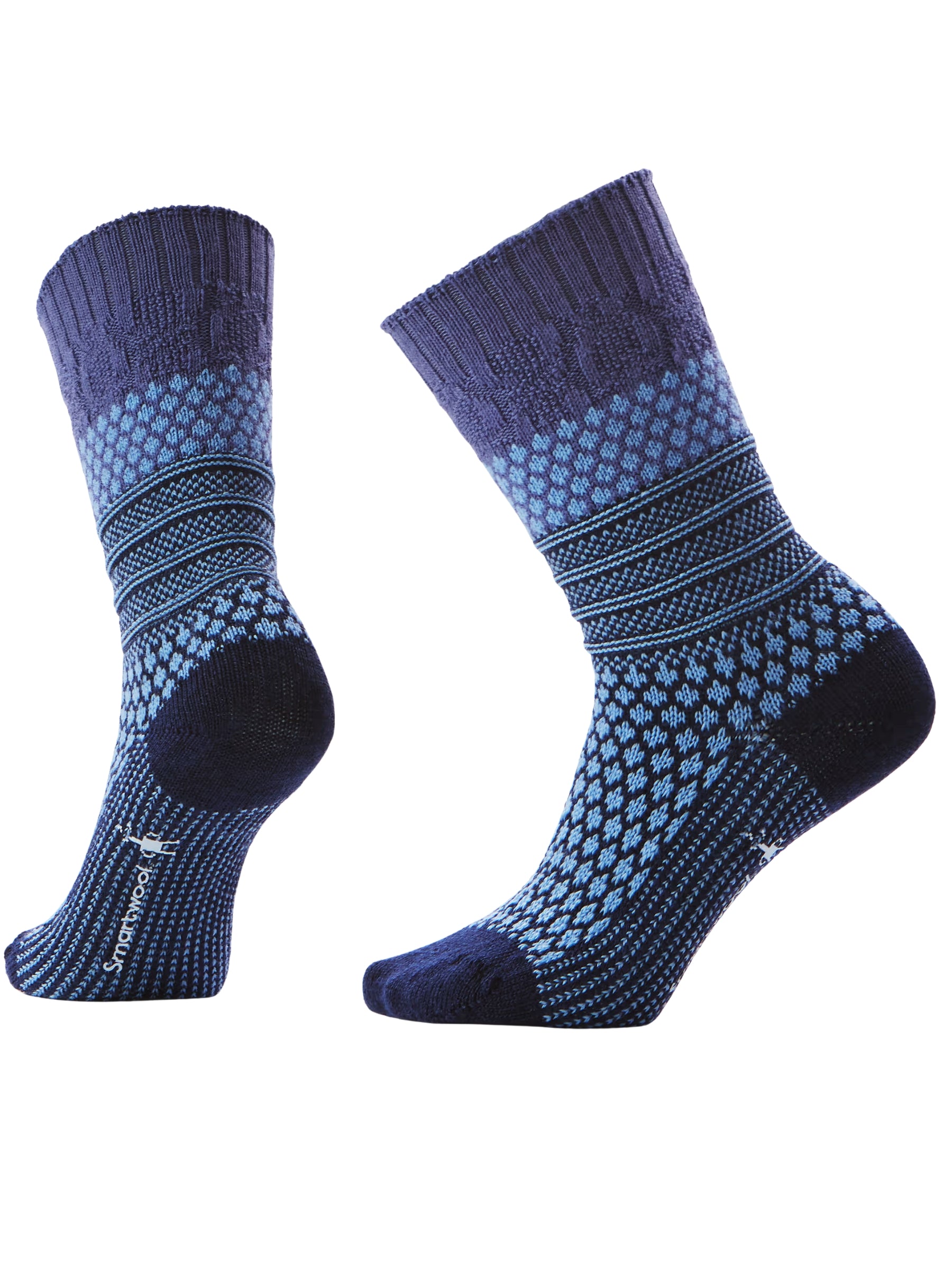 Bas de Tous les Jours Cozy Popcorn - Bleu Serein