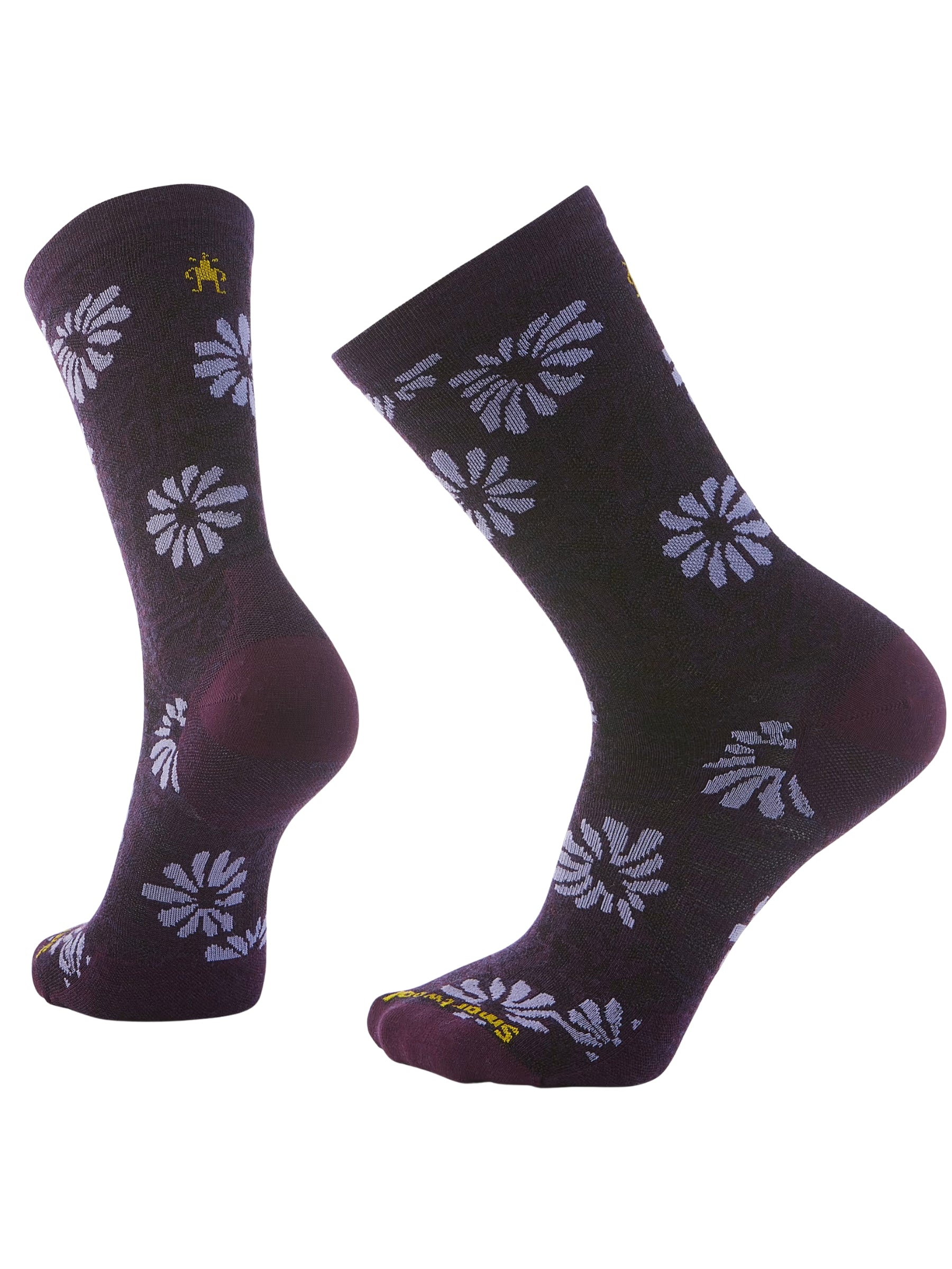 Bas de Tous les Jours Floral - Purple Iris