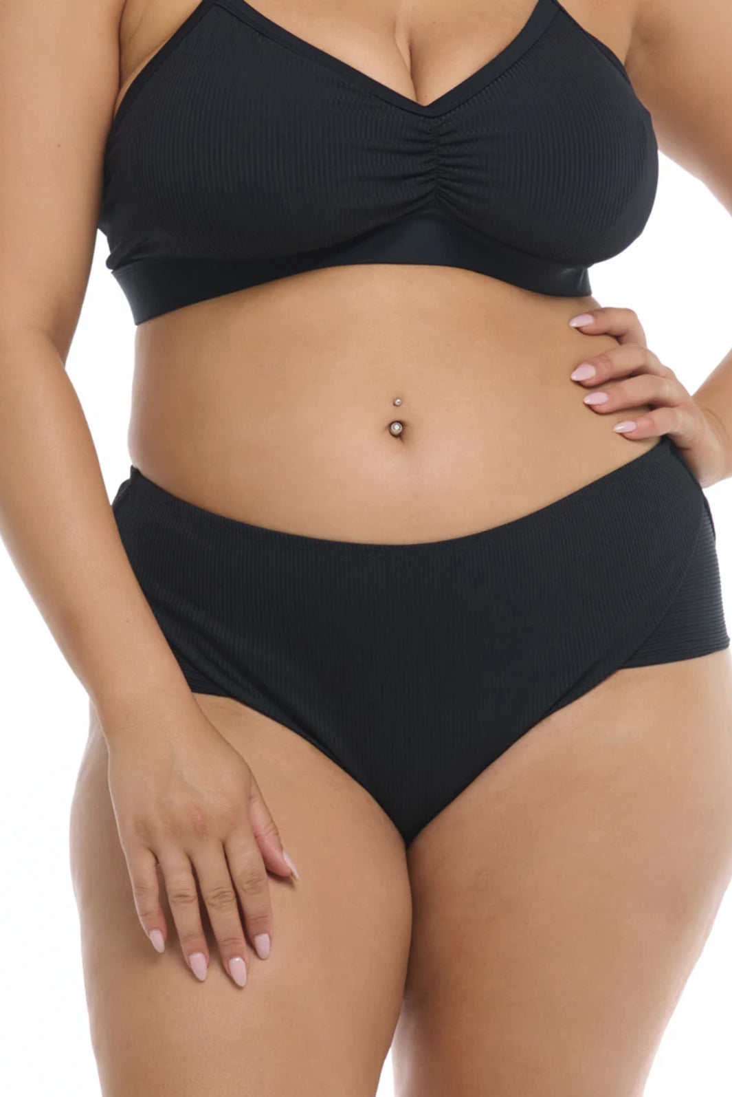 Bas de Maillot de bain Ibiza Coco Taille Plus (Noir) de Body Glove