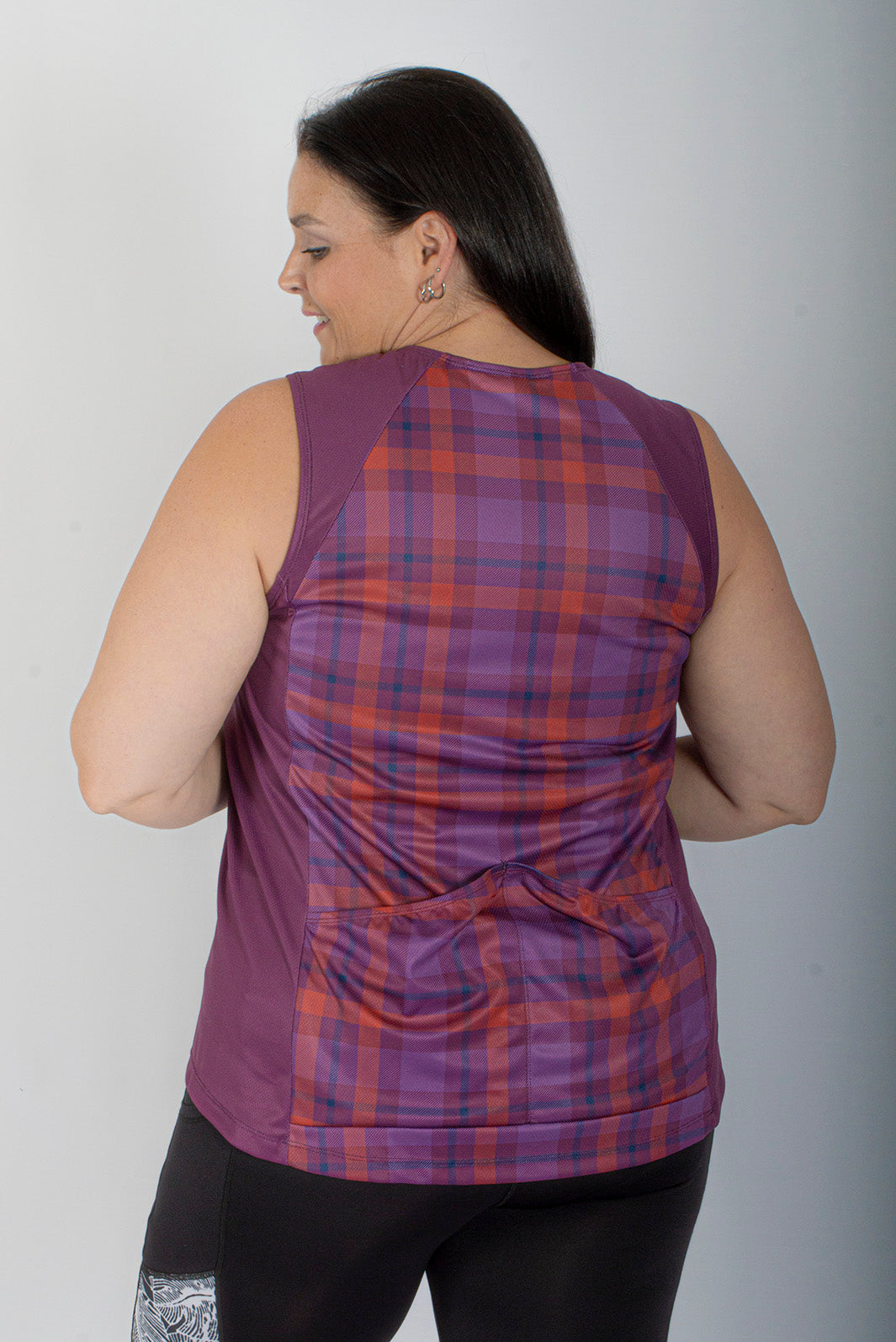 Maillot de vélo Sans Manches Circuit Taille Plus de Sportive Plus