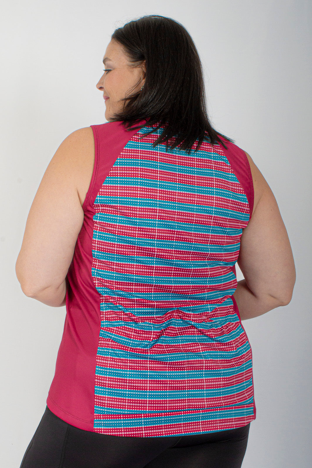 Maillot de vélo Sans Manches Circuit Taille Plus de Sportive Plus