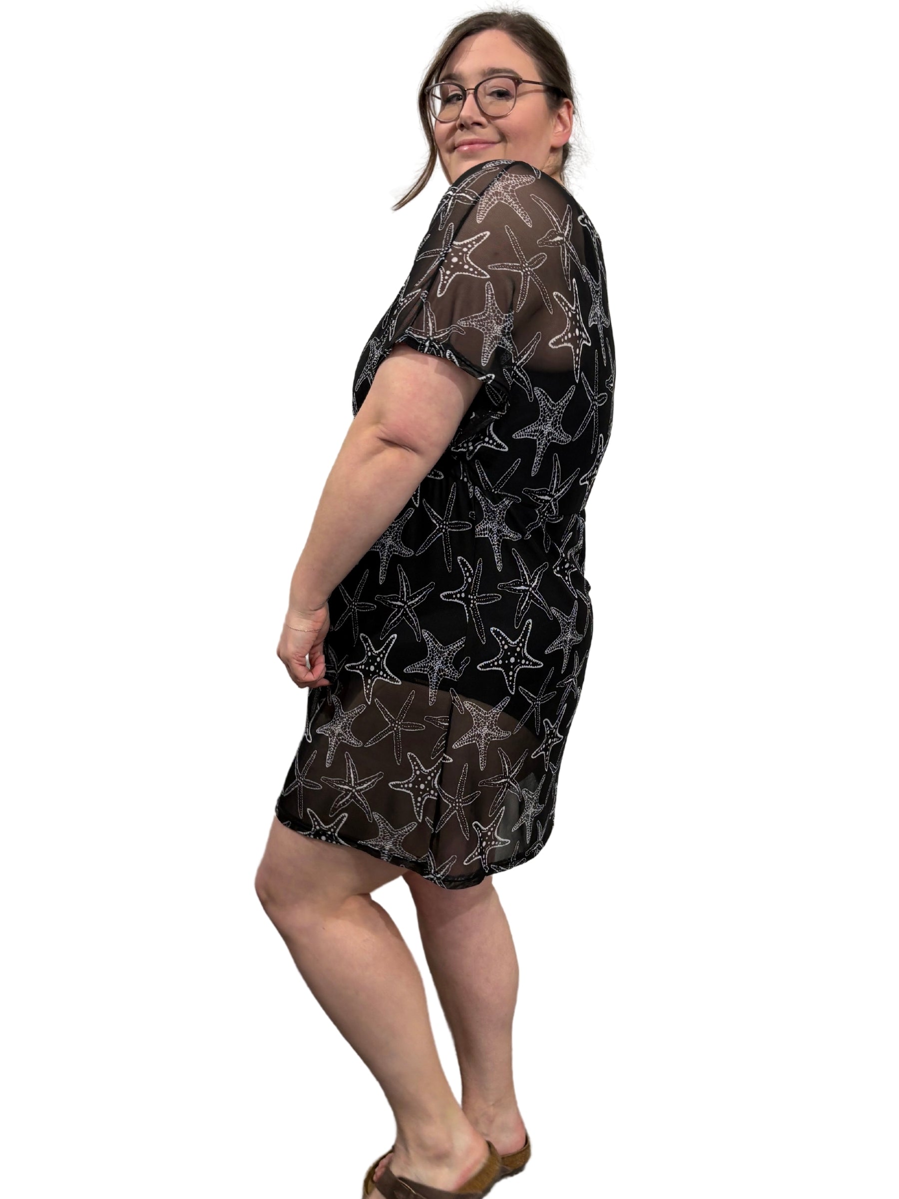 Cache Maillot Cayo Levantando Empire Taille Plus - Noir & Blanc