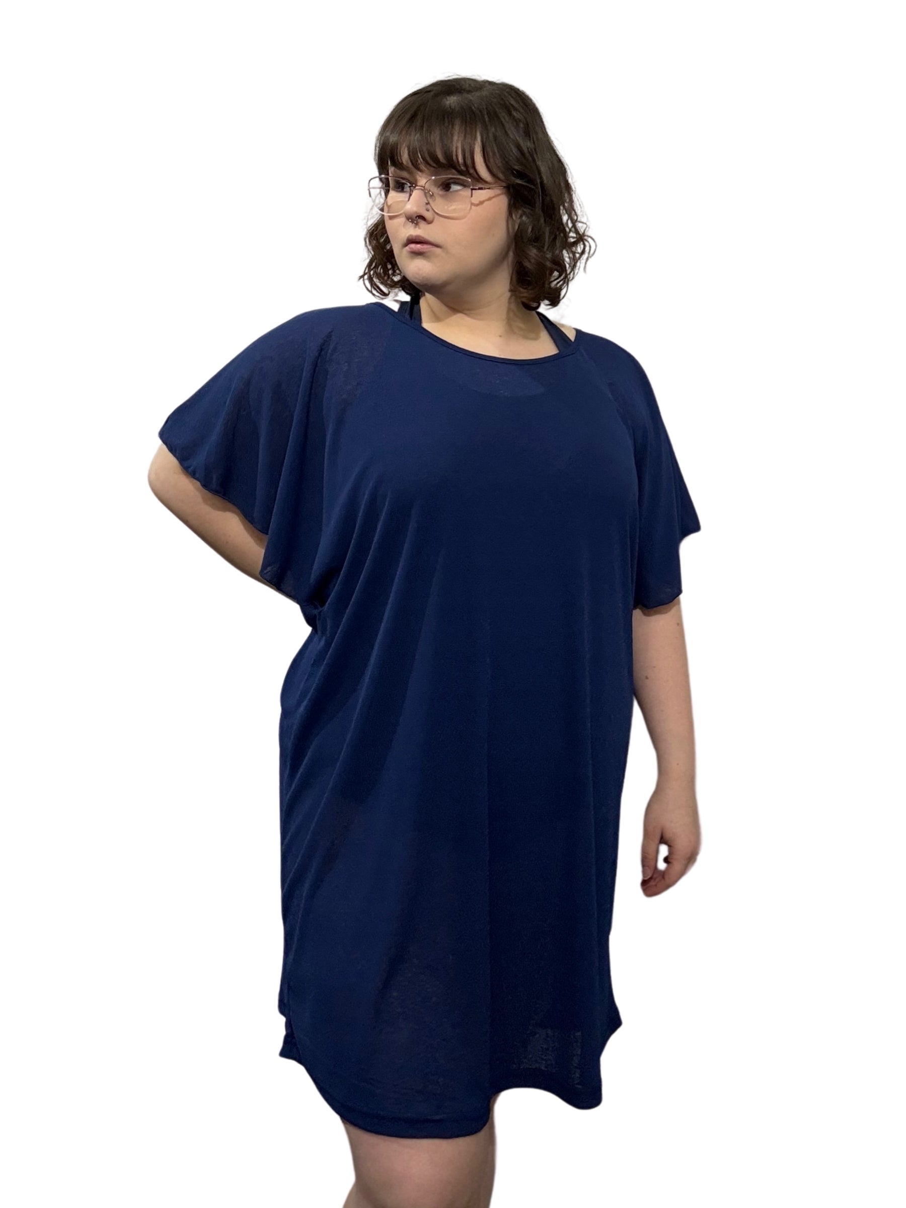 Cache-Maillot Mallorca Taille Plus (Marine) de Cover Me