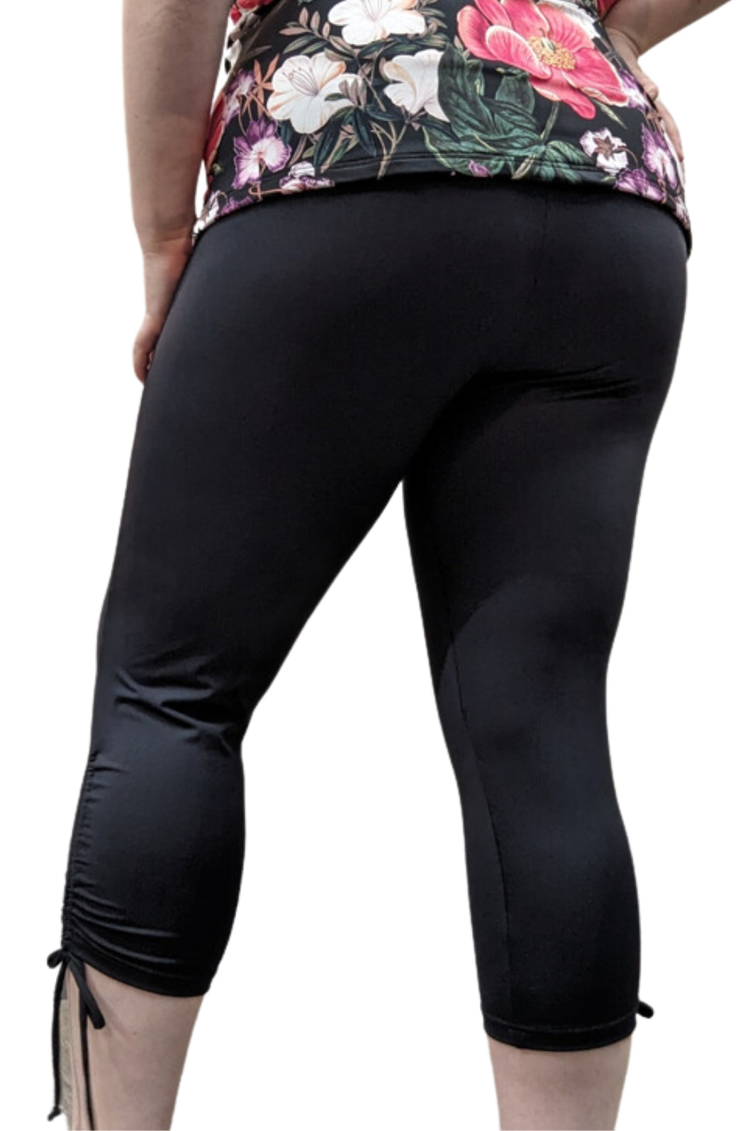 Capri Boardshorts Taille Plus - Noir