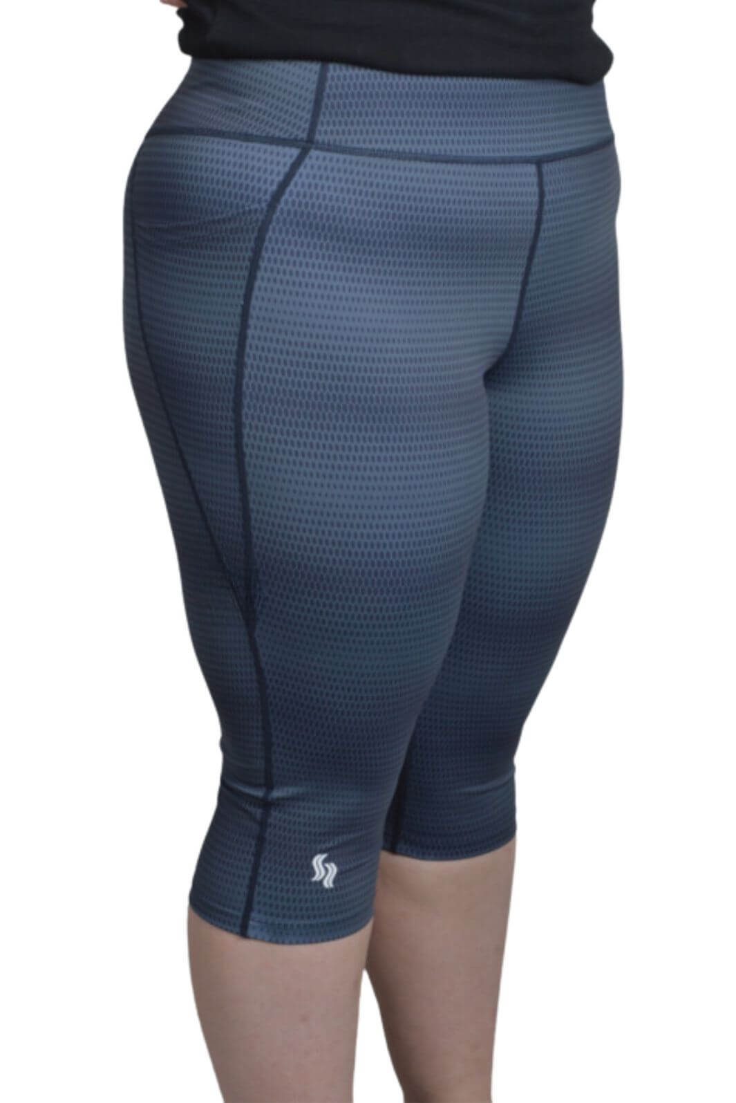 Capri Legging Chic Chocs Taille Plus de Sportive Plus