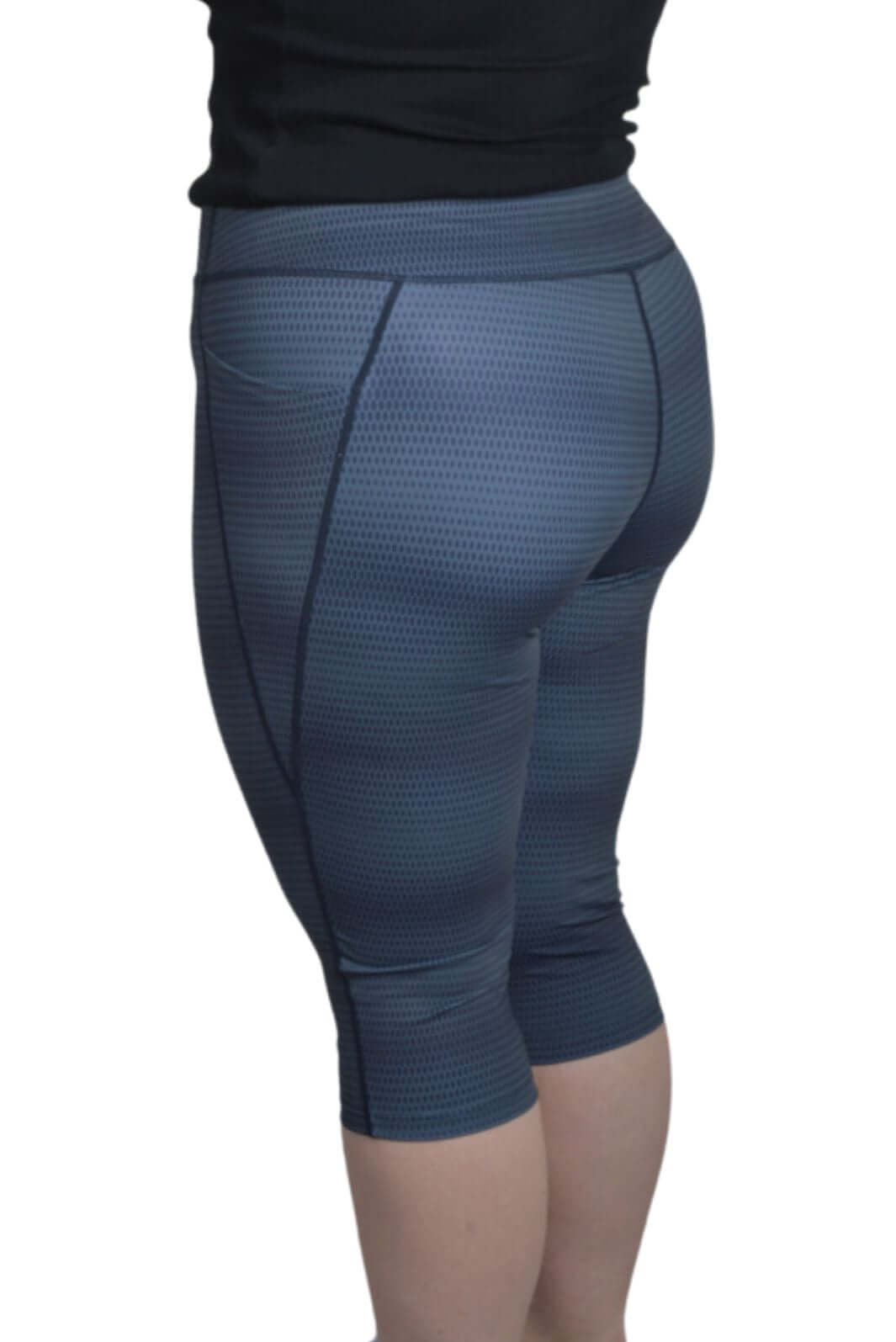 Capri Legging Chic Chocs Taille Plus de Sportive Plus