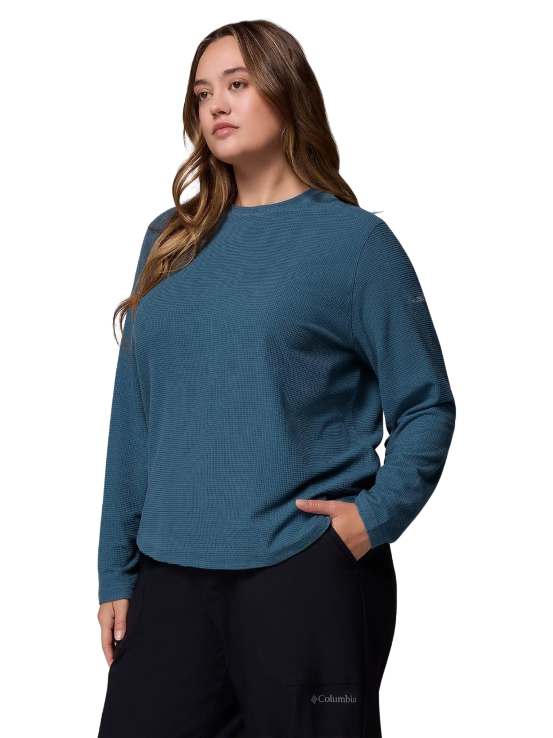 Chandail Brea Falls Grid Taille Plus - Everblue