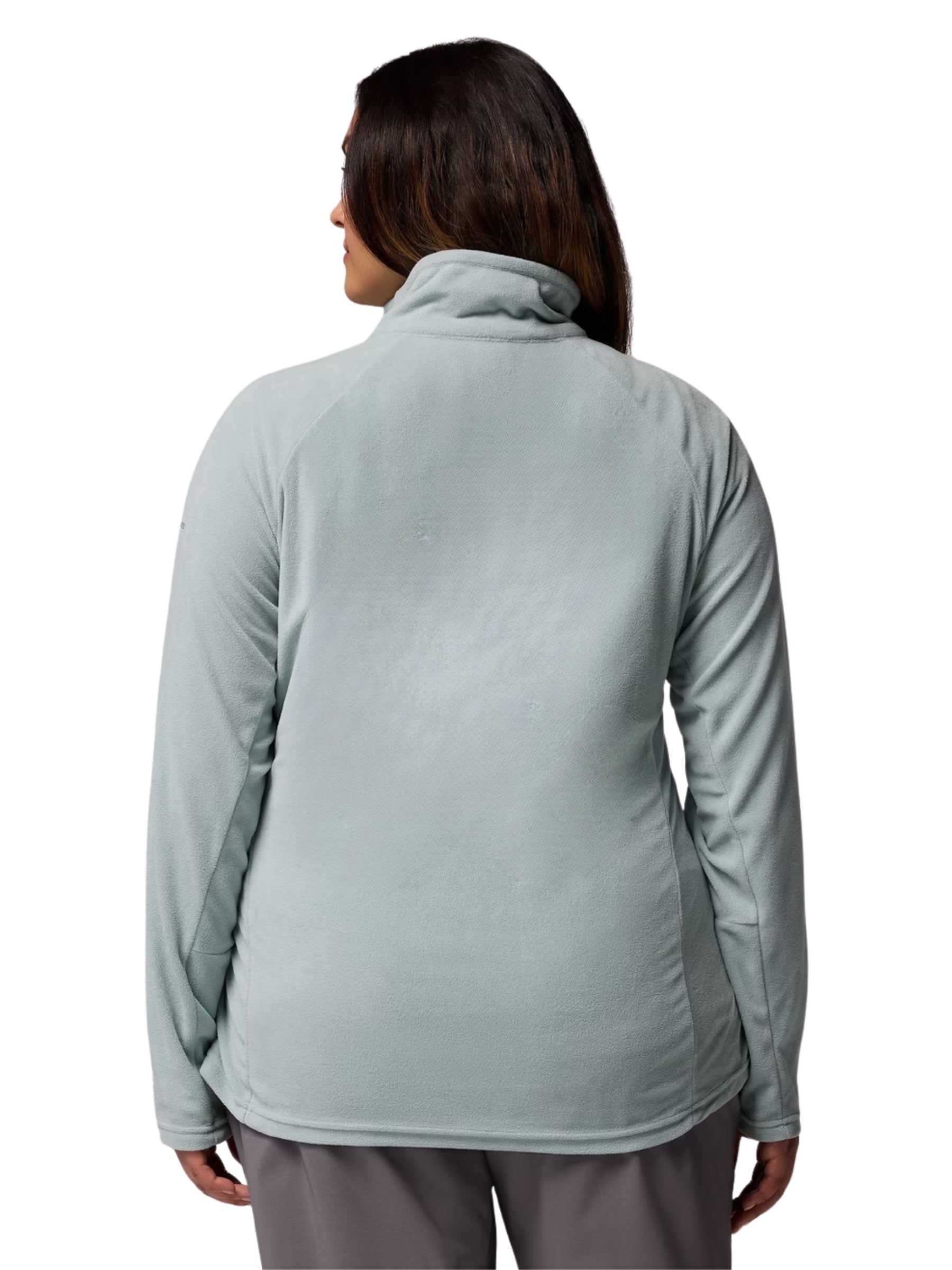Glacial IV 1/2 Zip Plus Size Sweater - Crushed Blue