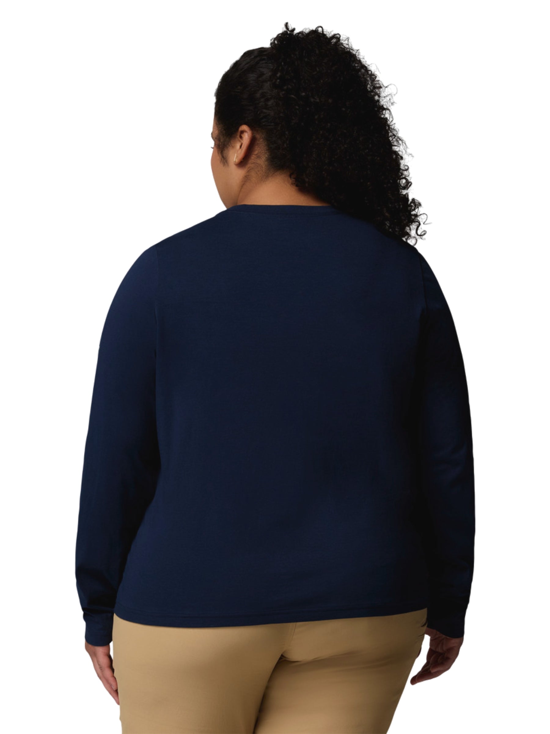 Rolling Bend Graphic Sweater, Plus Size, M/L - Collegiate Navy
