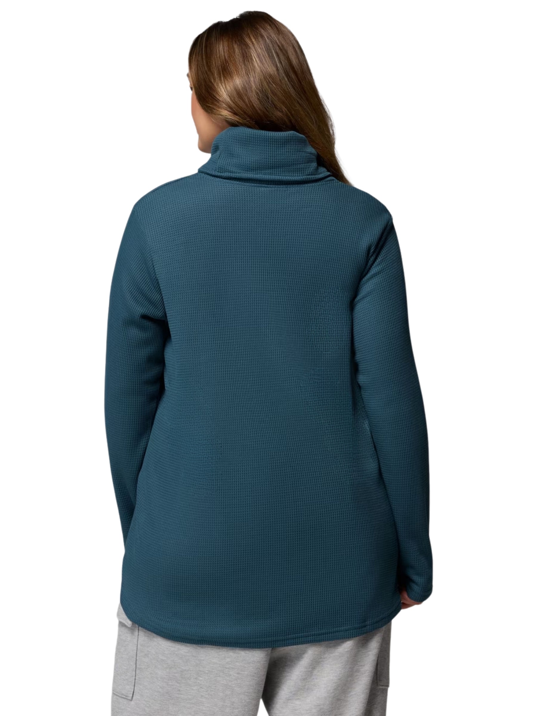 Chandail M/L Col Bénitier Gaufré Holly Hideaway Taille Plus - Everblue