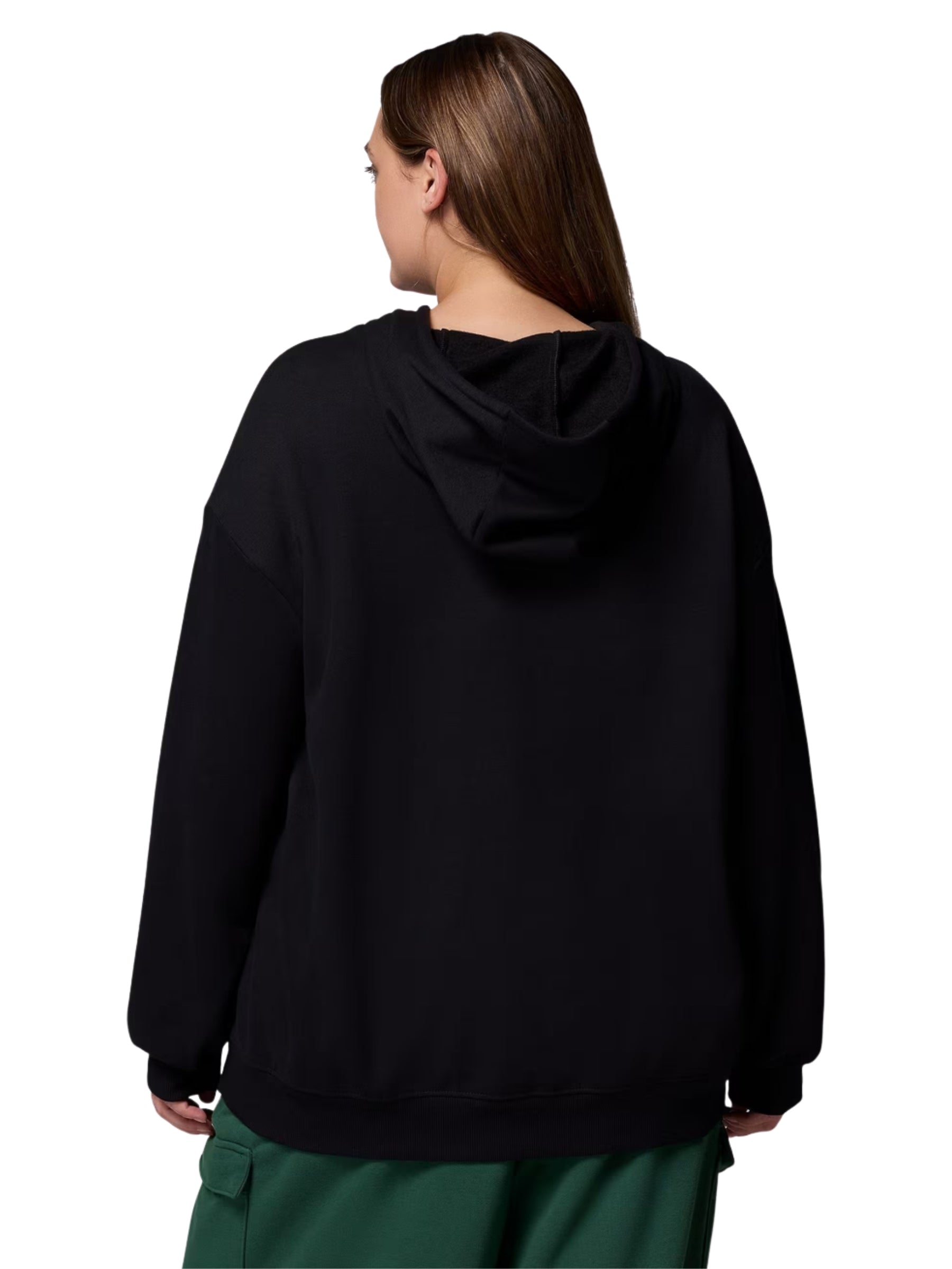 Aldermore Plus Size Hooded Sweatshirt - Black