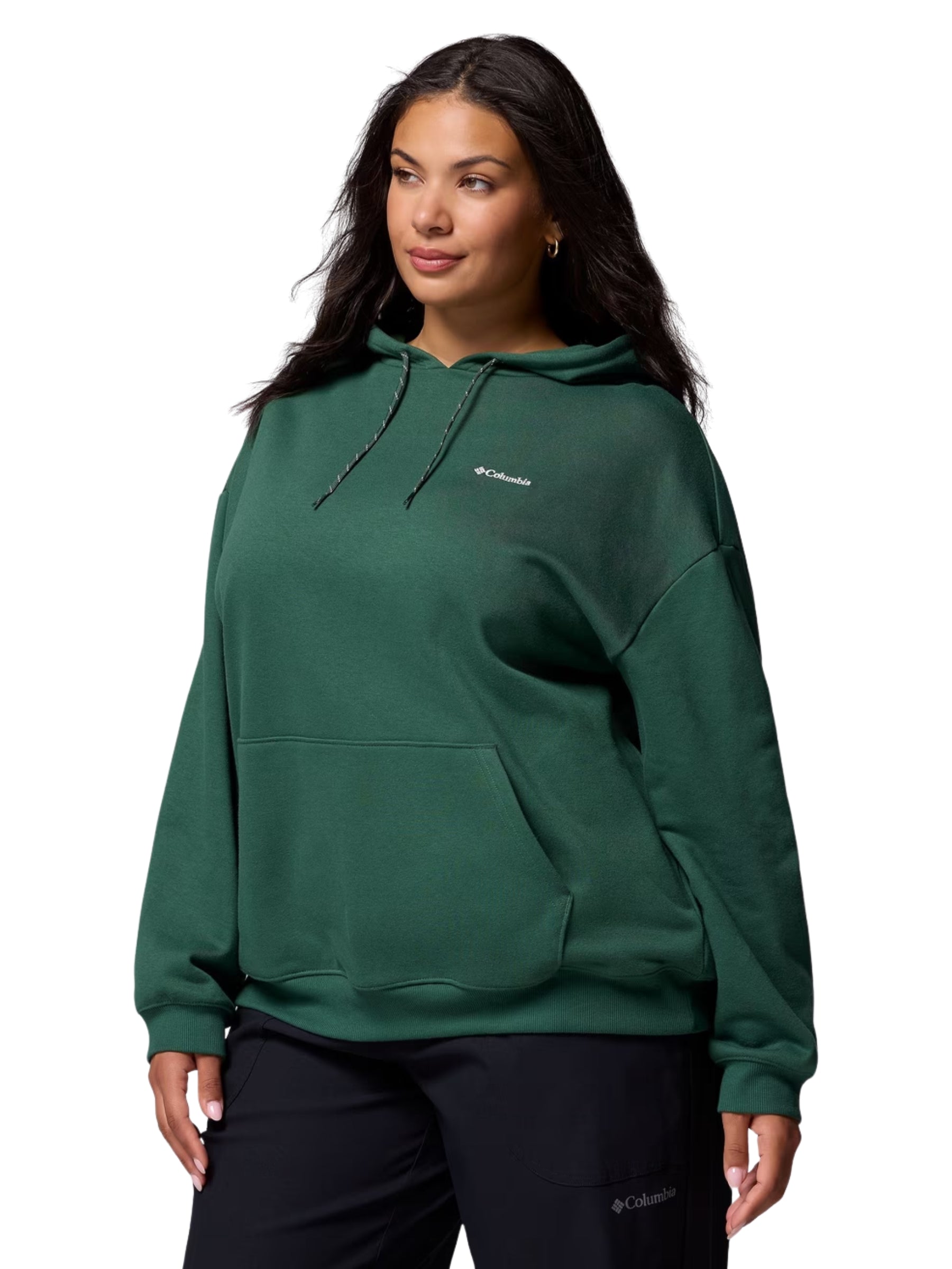 Chandail à capuchon Aldermore Taille Plus - Rain Forest