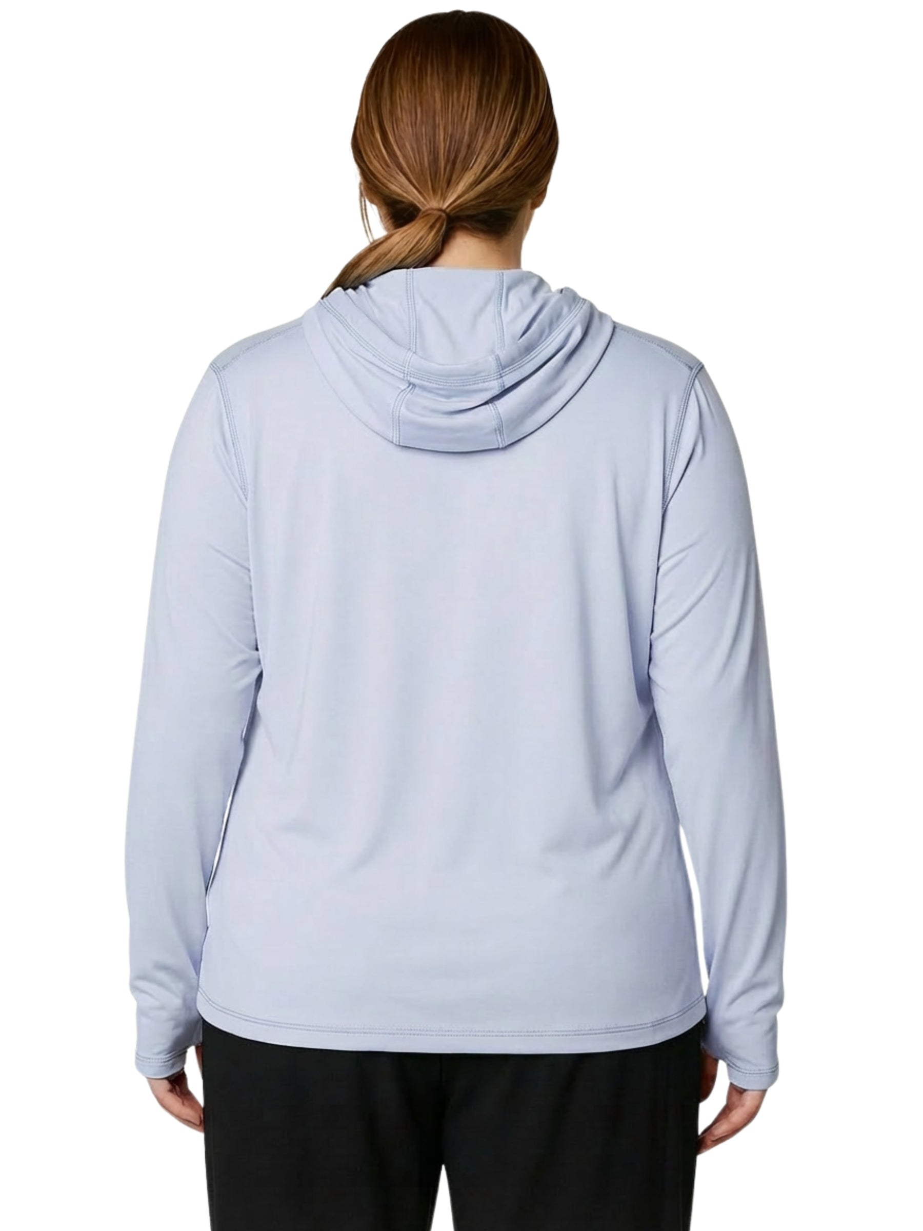 Chandail à Capuchon Crater Lake Taille Plus - Beach Breeze