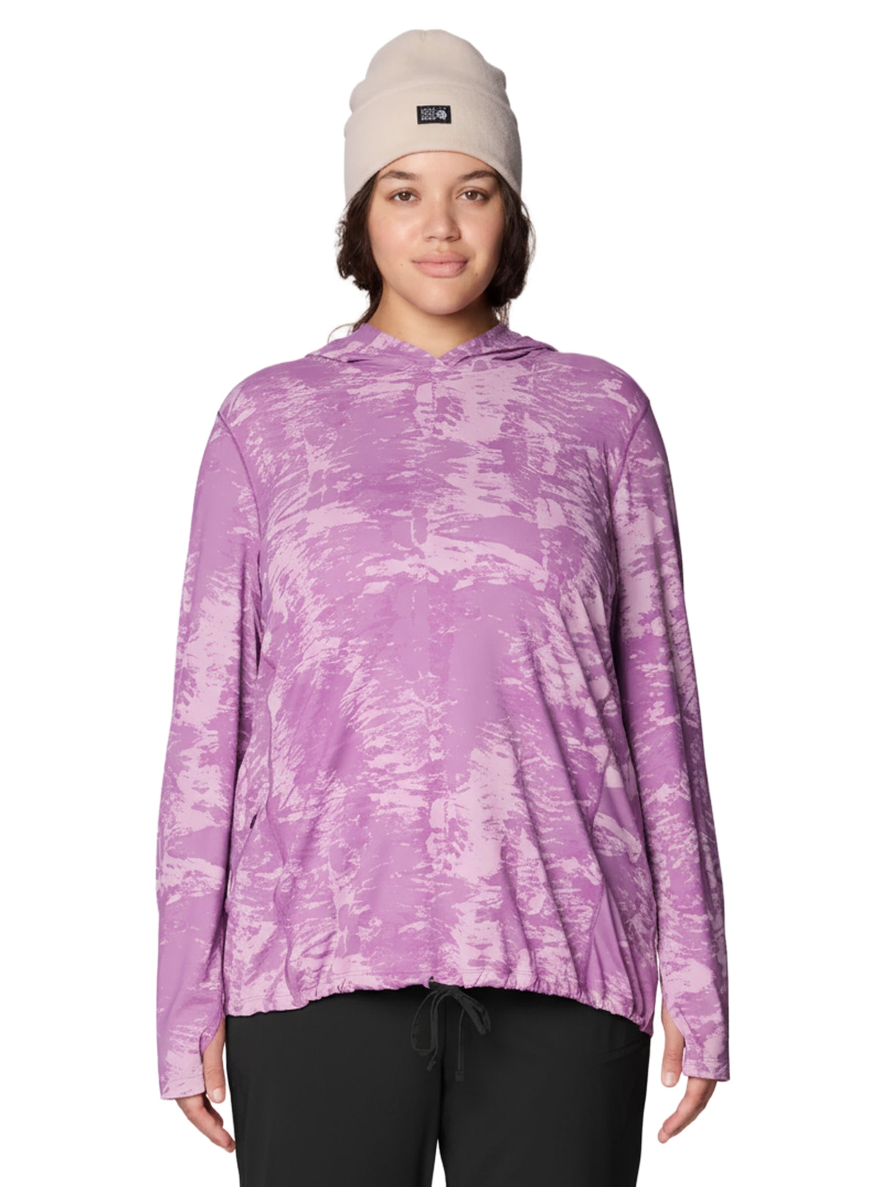 Chandail à Capuchon Crater Lake Taille Plus - Lilac Glow Ink