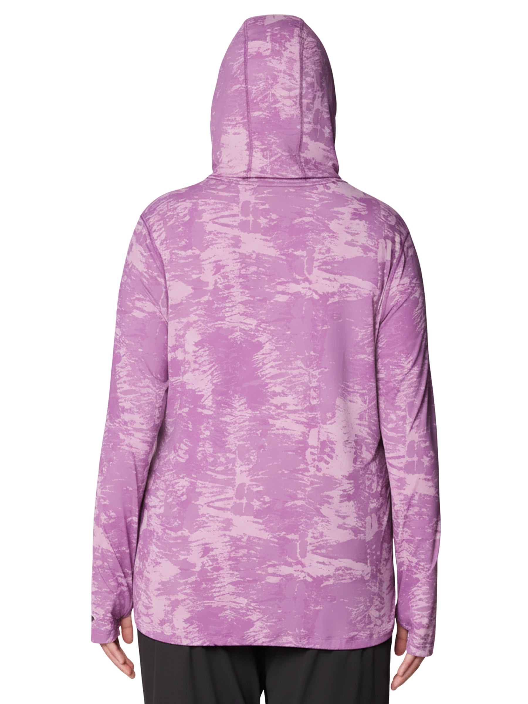 Crater Lake Plus Size Hoodie - Lilac Glow Ink