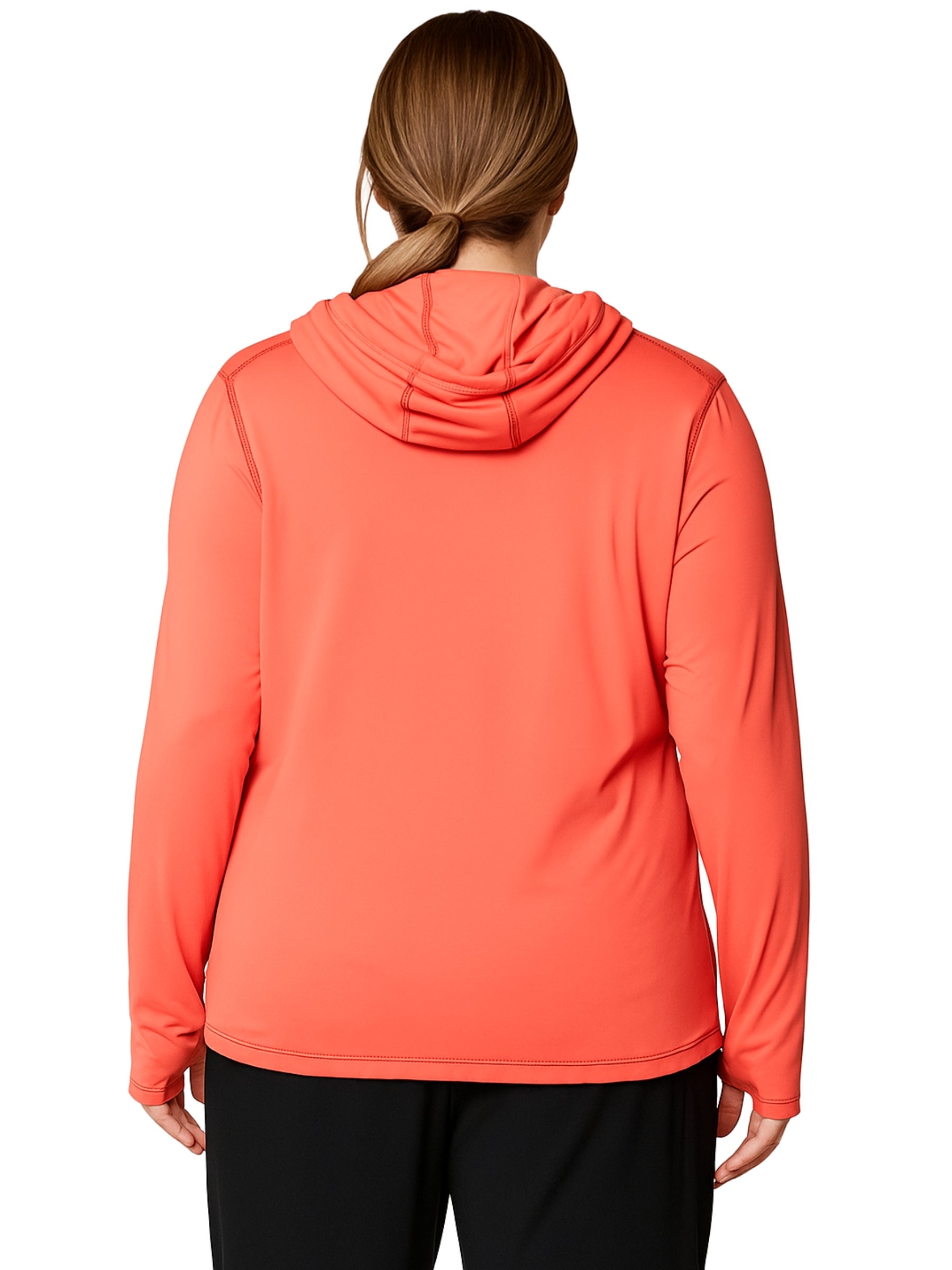 Chandail à Capuchon Crater Lake Taille Plus - Mars Red