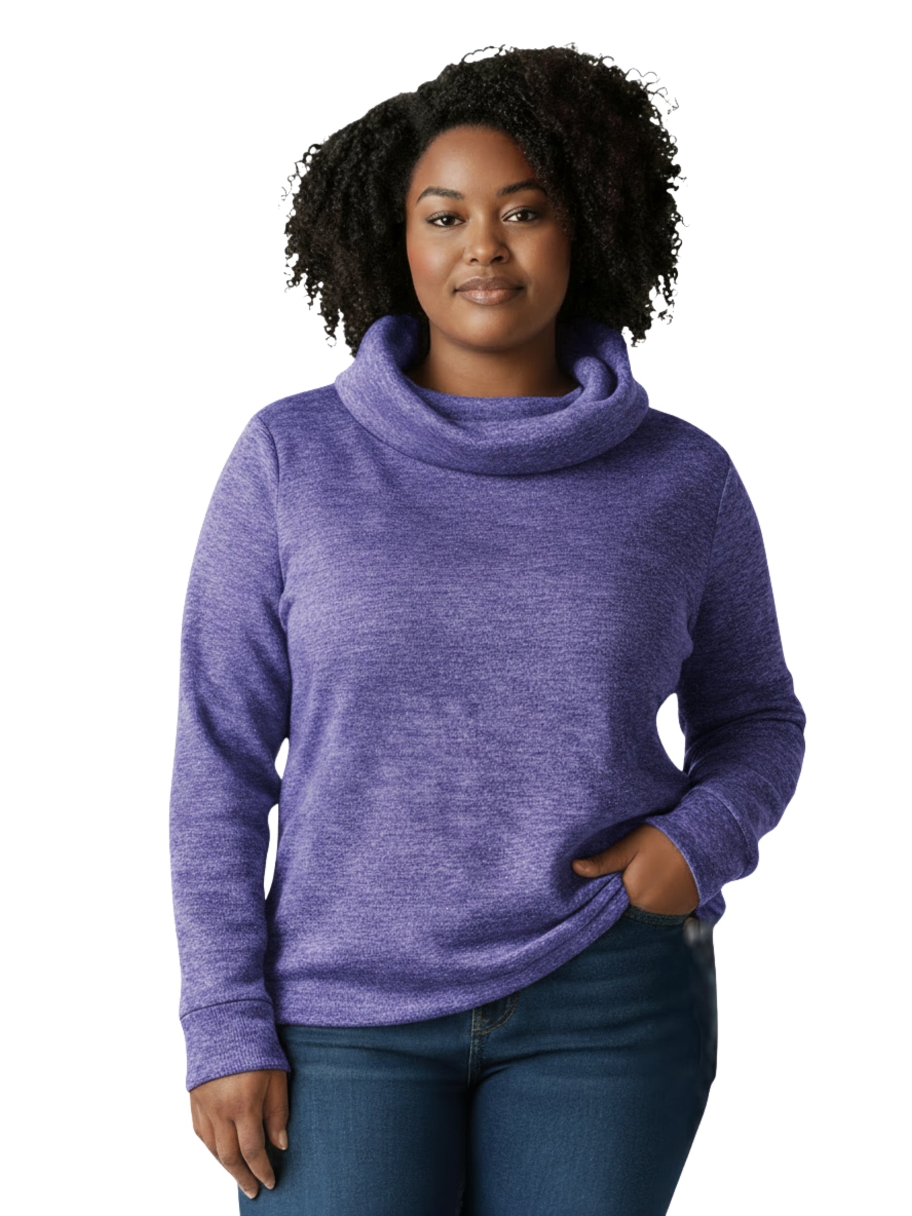 Chandail Galaxie Taille Plus - Lavande