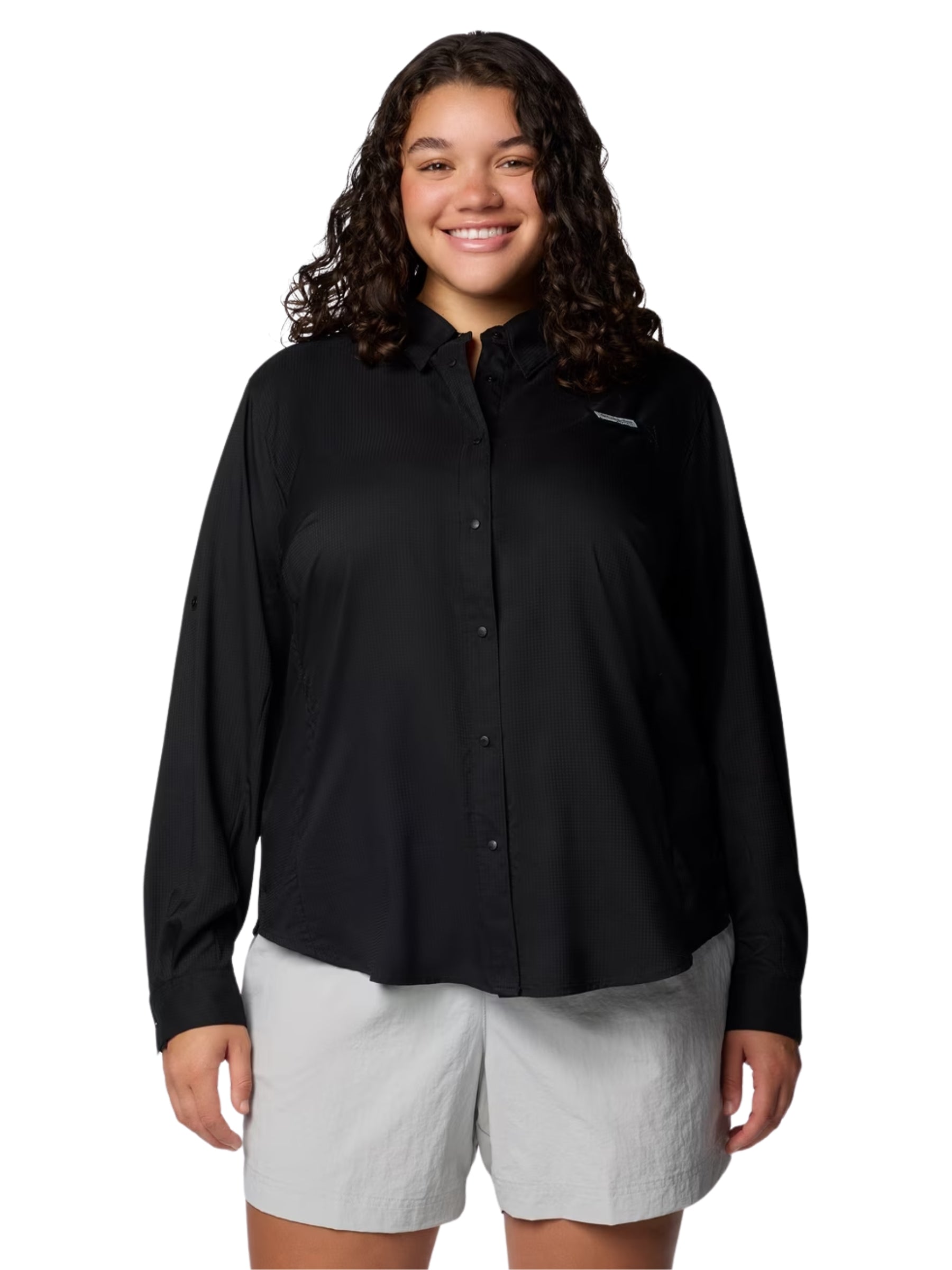 Chemise Tamiami II Taille Plus - Noir