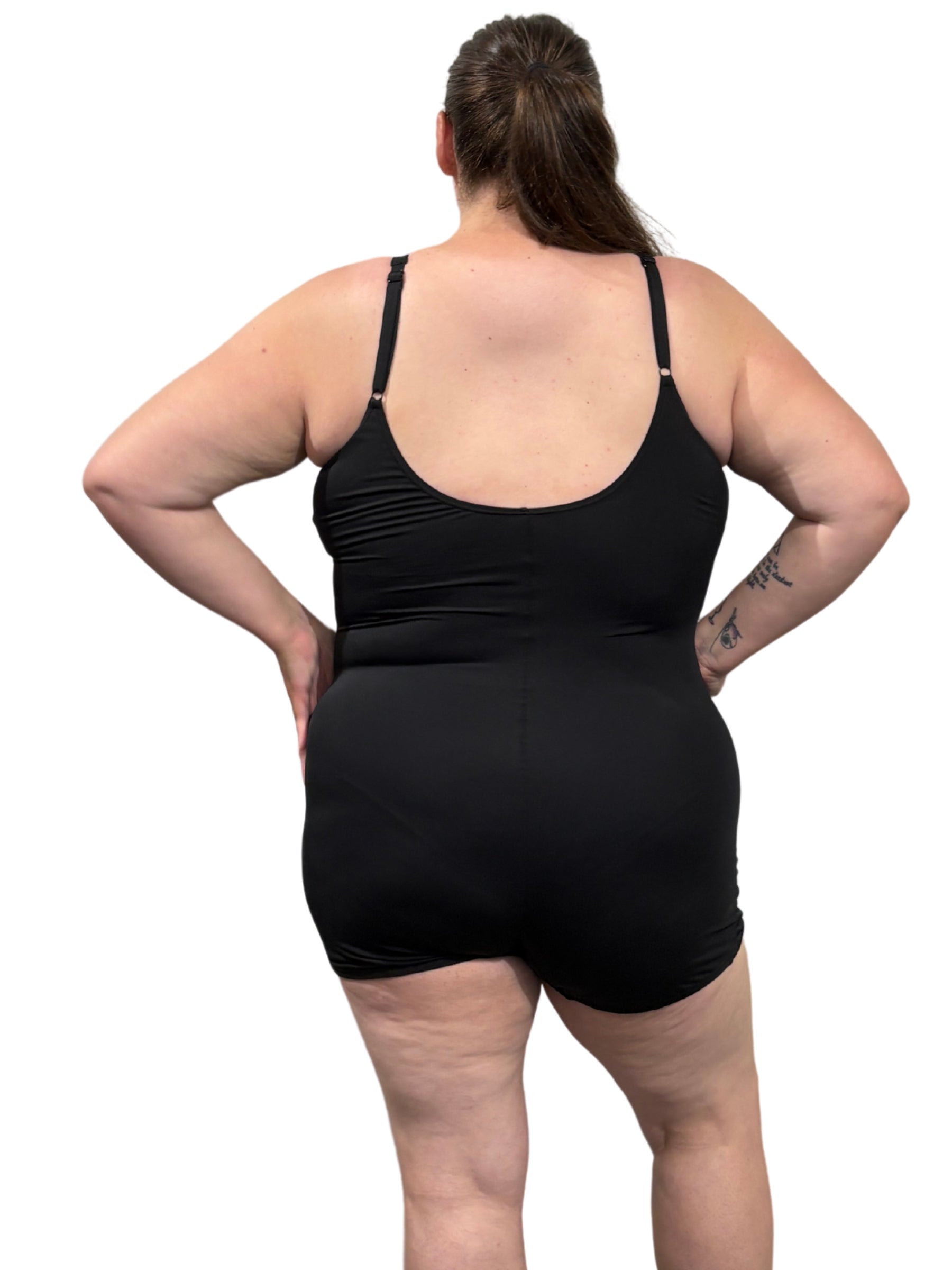 Plus Size Aquatic Wetsuit - Black
