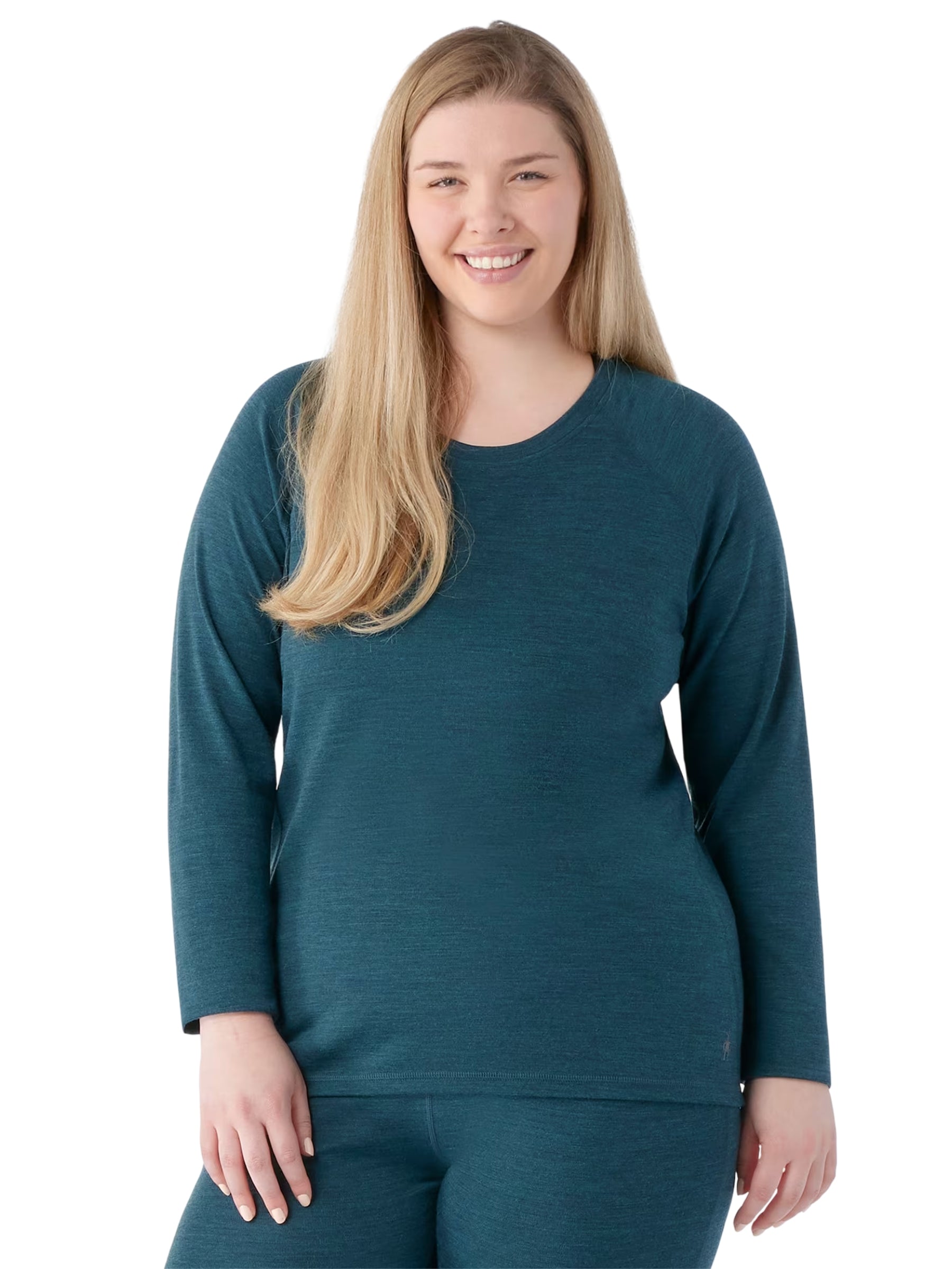 Couche de Base Haut en Merino Taille Plus - Twilight Blue Heather