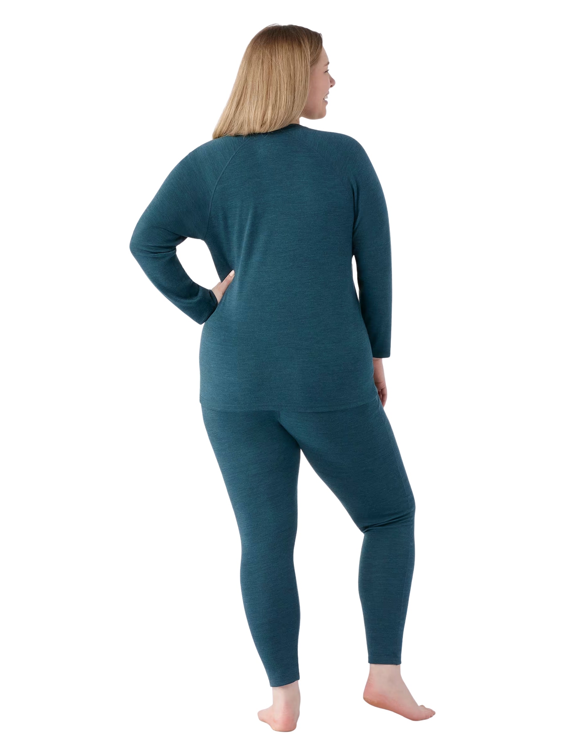 Couche de Base Haut en Merino Taille Plus - Twilight Blue Heather