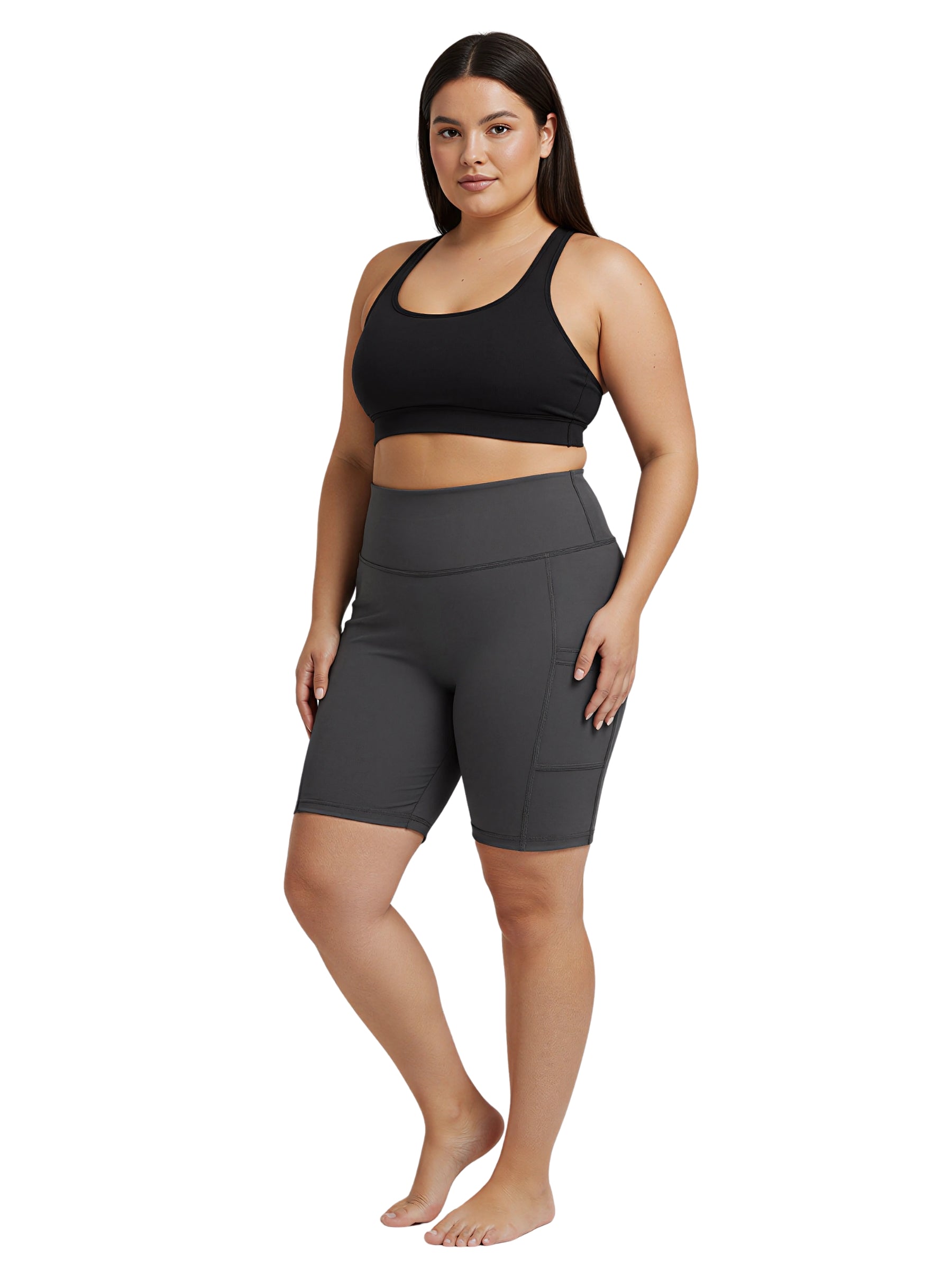 Cuissard 7" Taille Plus - Gris