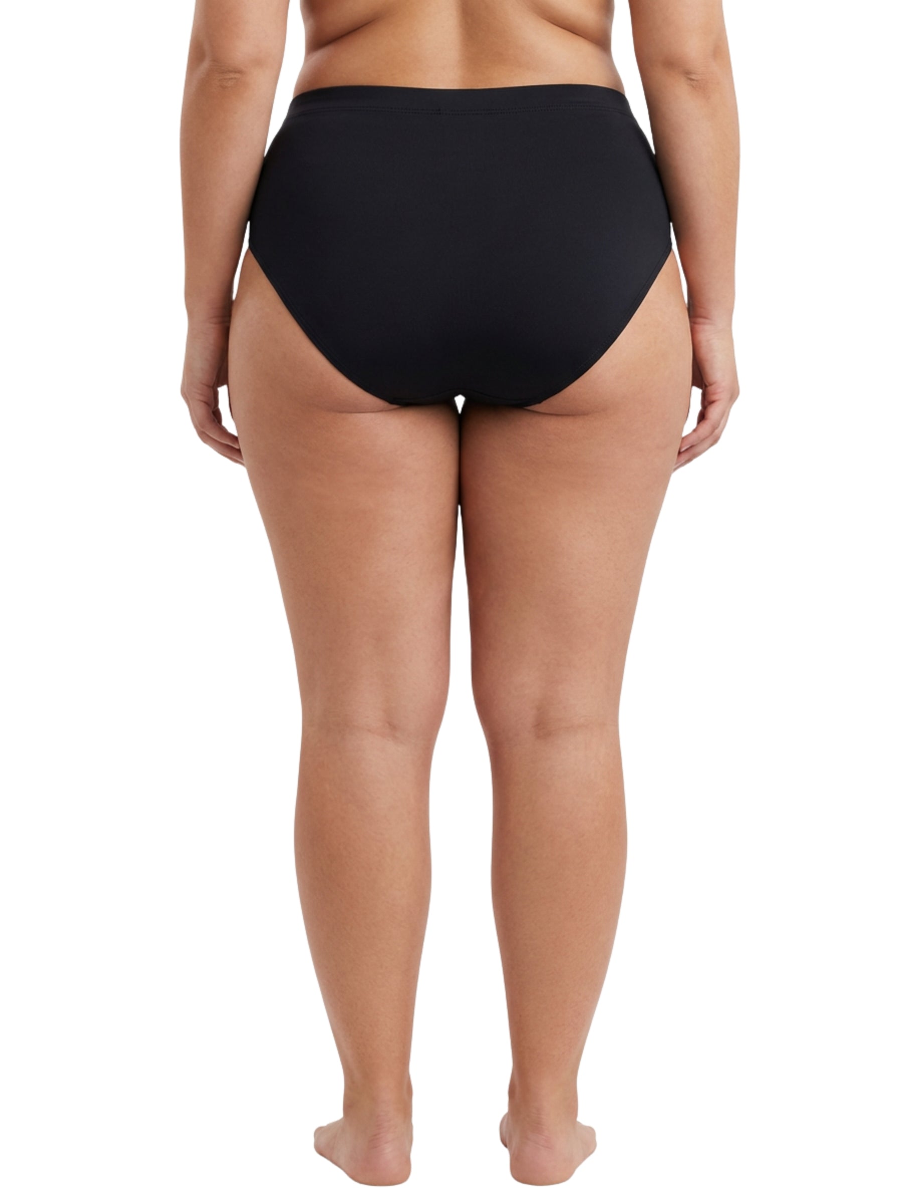Bas de Tankini Taille Plus - Noir