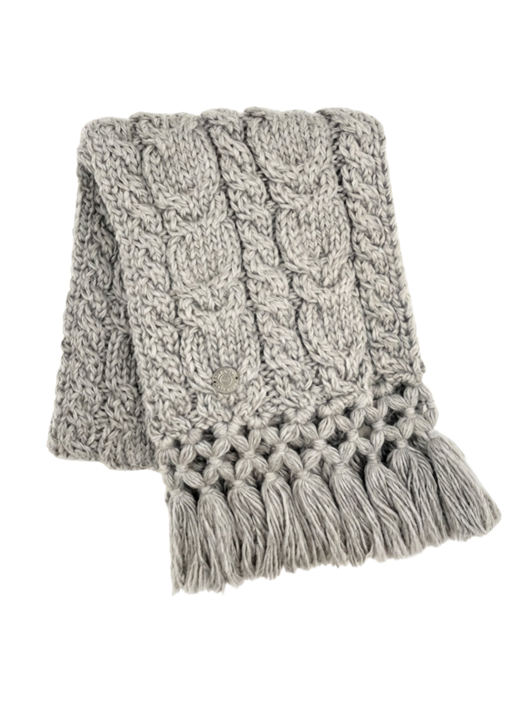 Foulard en Tricot (Gris Chiné) de Pleau