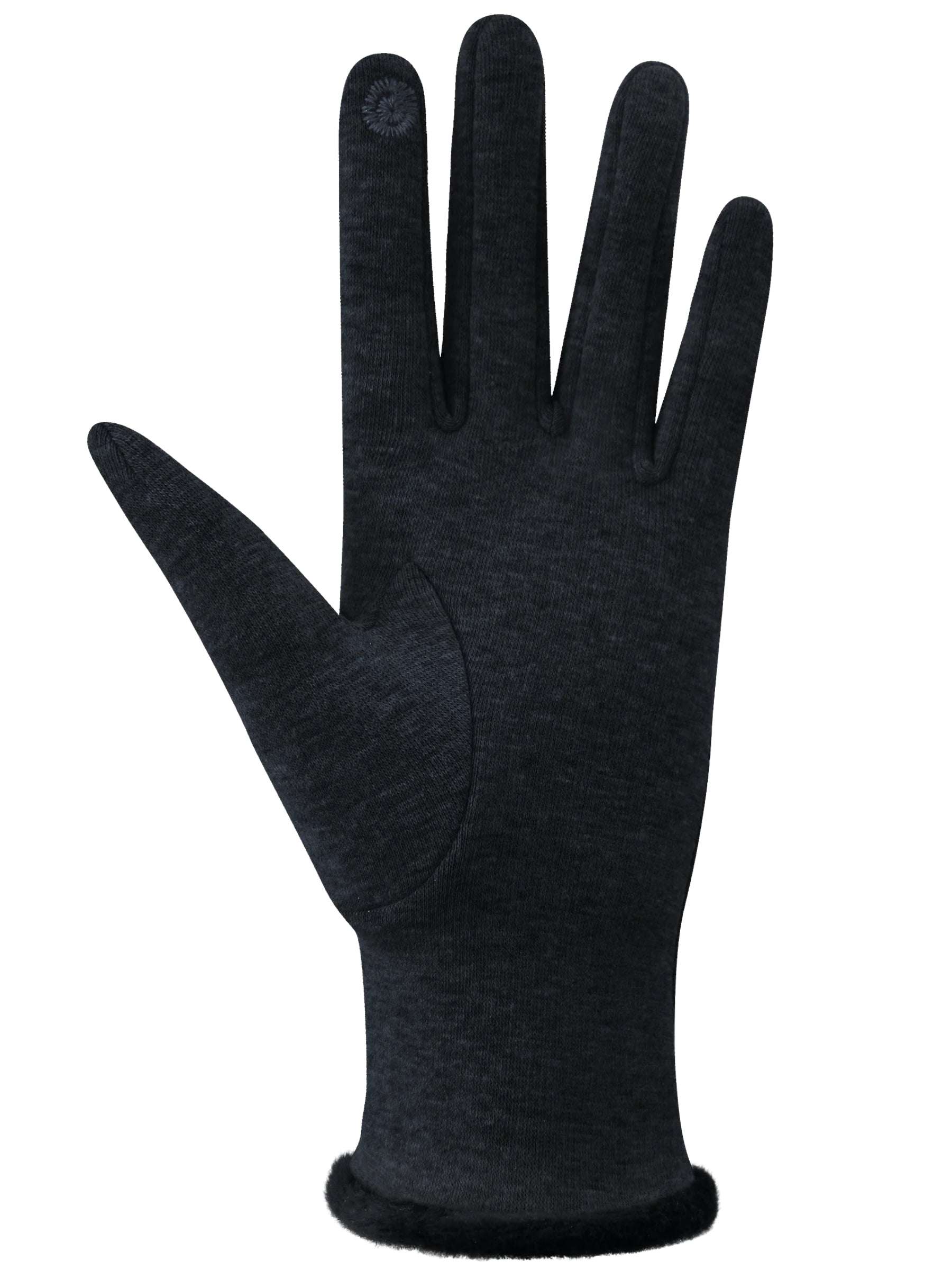 Gants Pom Pom - Noir
