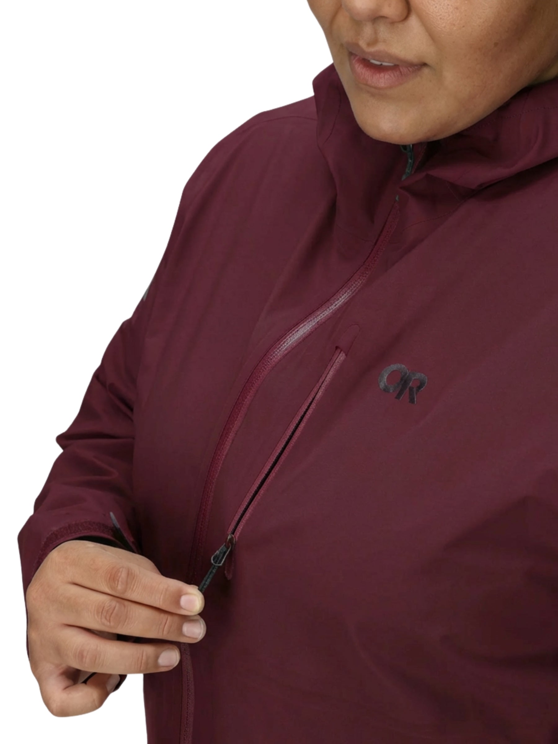 Aspire 3L Plus Size Raincoat - Winterberry