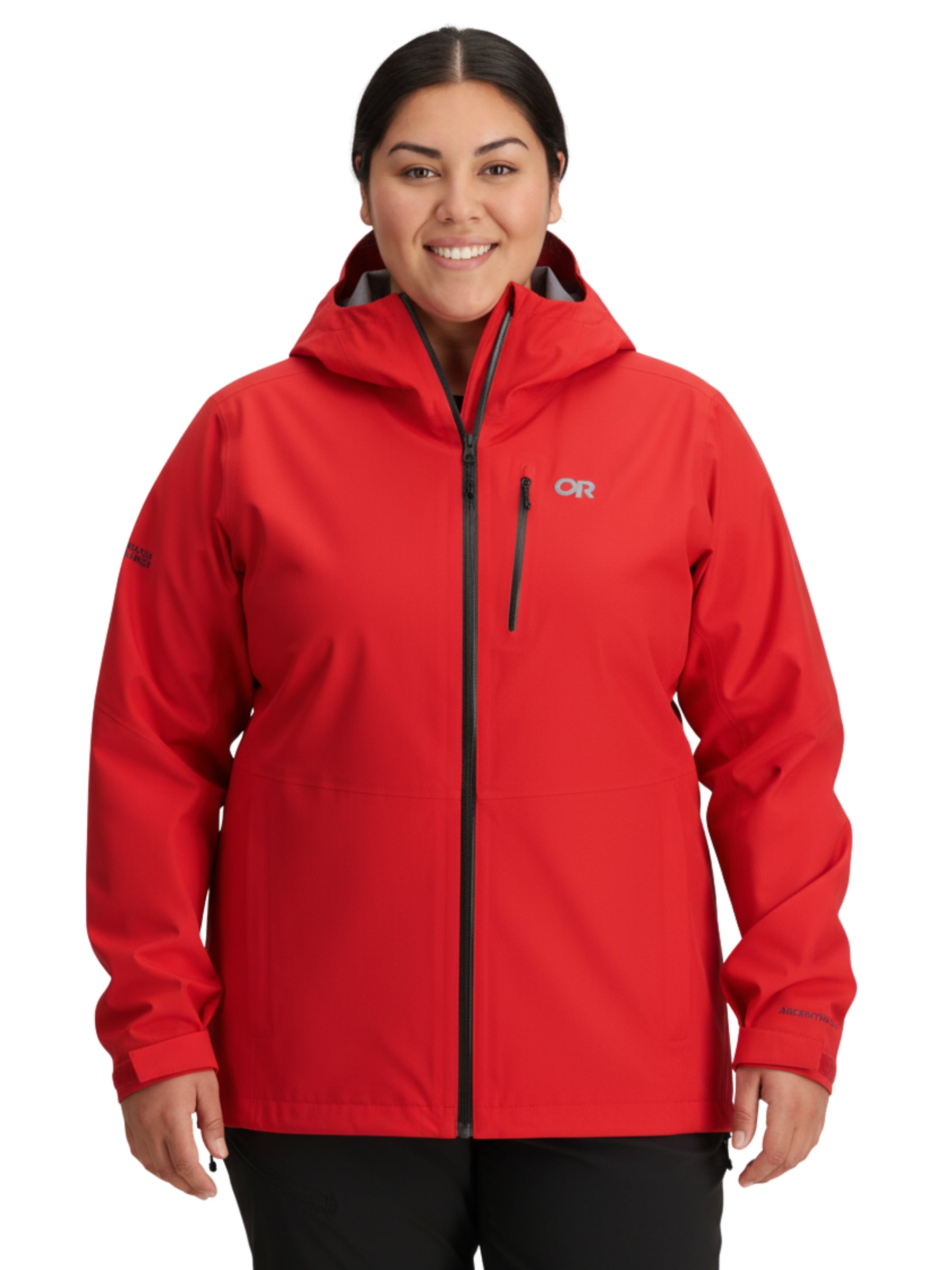 Aspire 3L Plus Size Raincoat - Lingonberry
